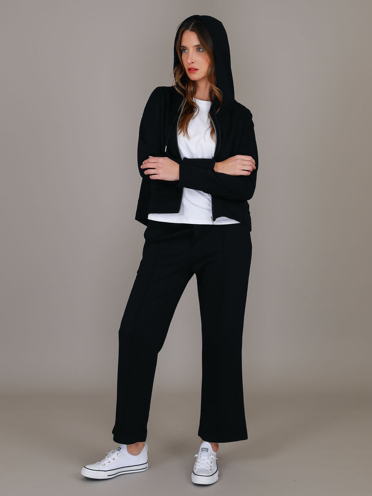 Cori | Women's Zip Up Hoodie Jacket – Cotton French Terry