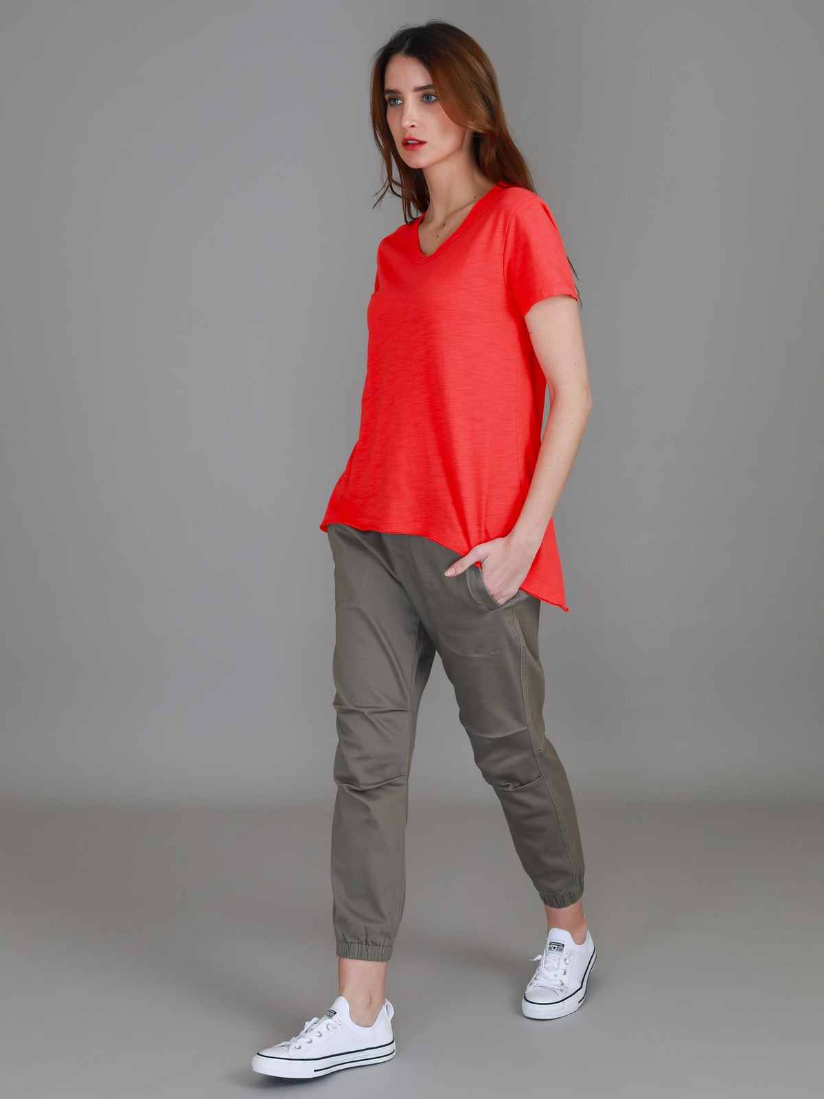 Thornton V Neck T Shirt