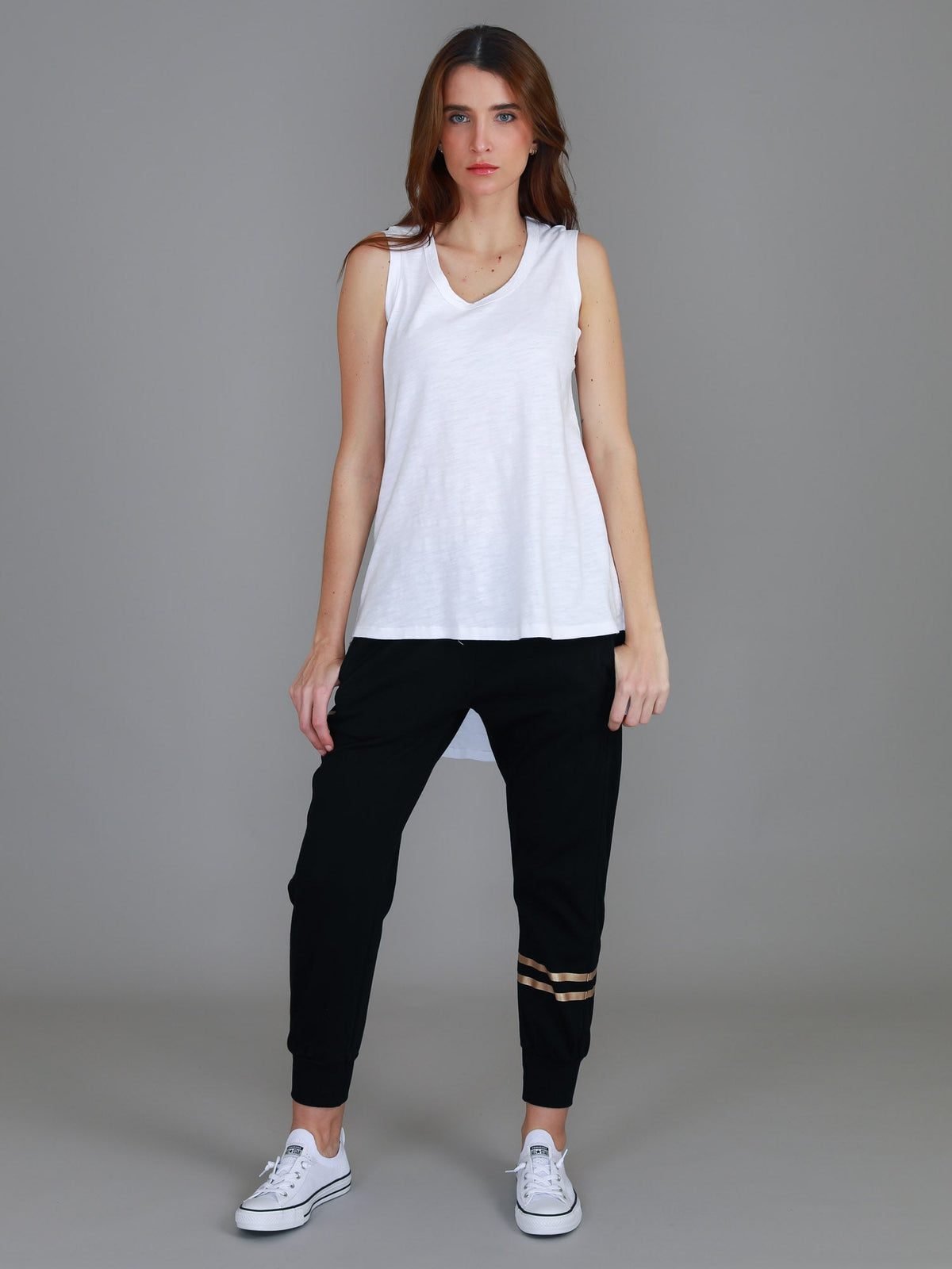 Madison Hi Lo Hem Tank Top (Sale)