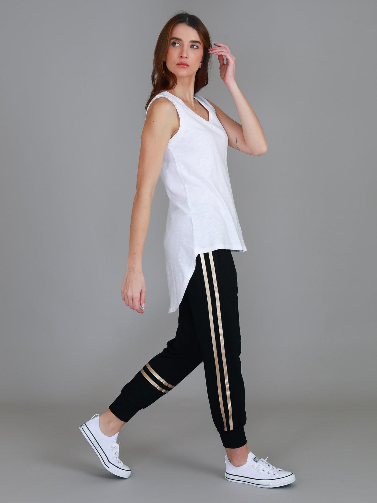 Madison Hi Lo Hem Tank Top (Sale)