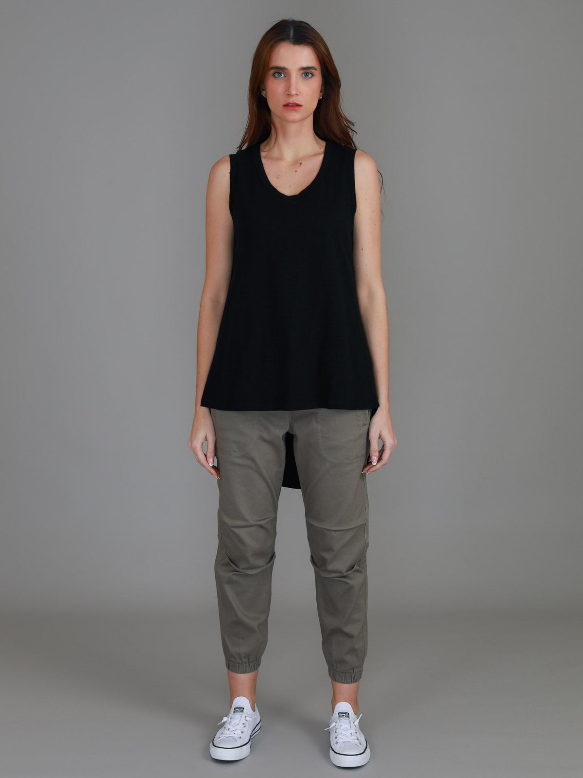 Madison Hi Lo Hem Tank Top (Sale)
