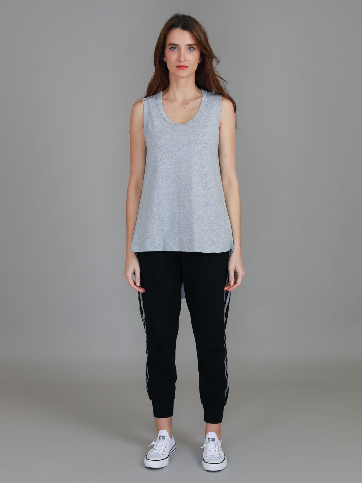 Madison Hi Lo Hem Tank Top (Sale)