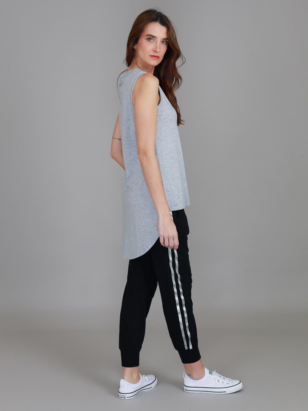 Madison Hi Lo Hem Tank Top (Sale)