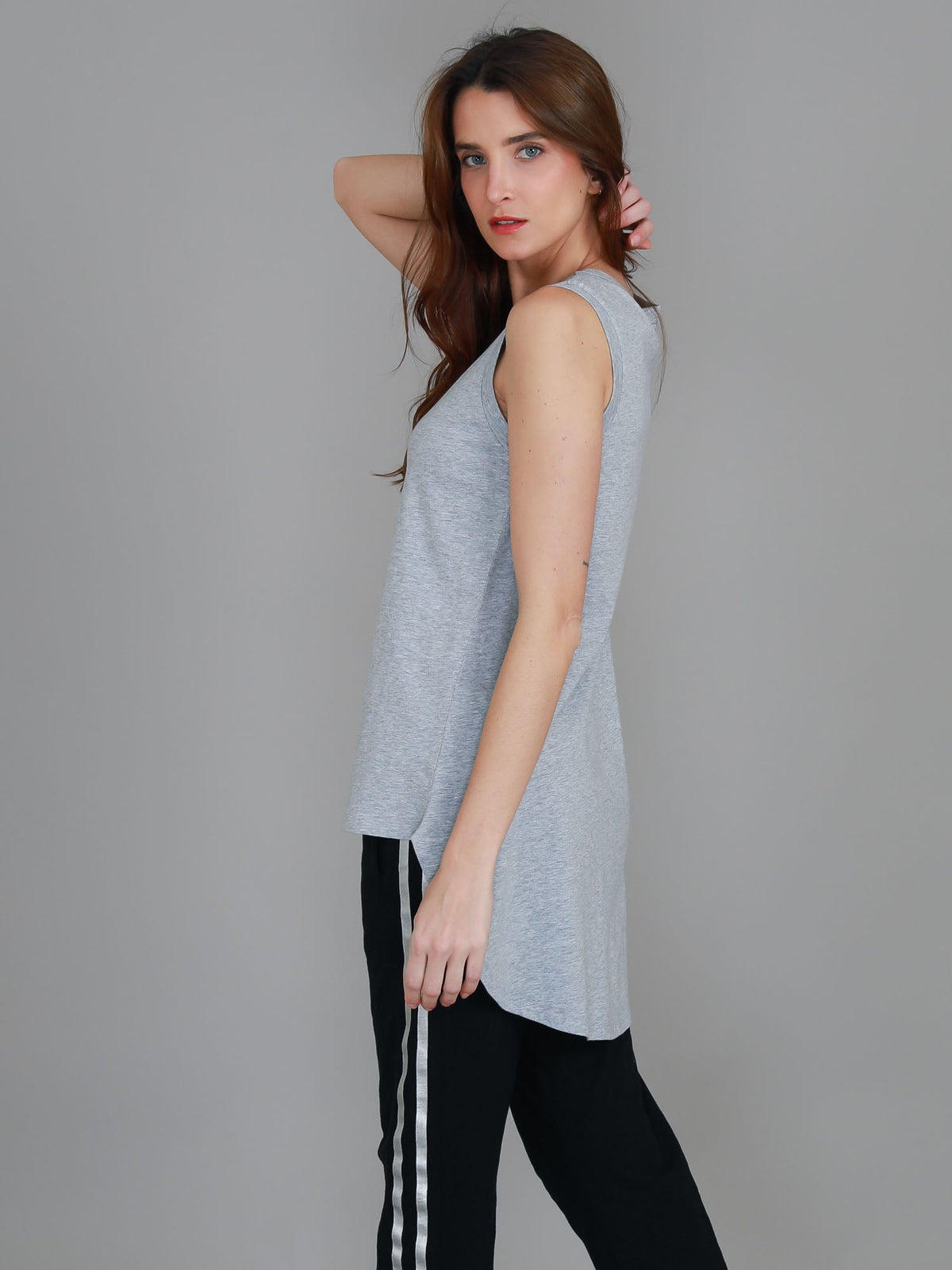Madison Hi Lo Hem Tank Top (Sale)