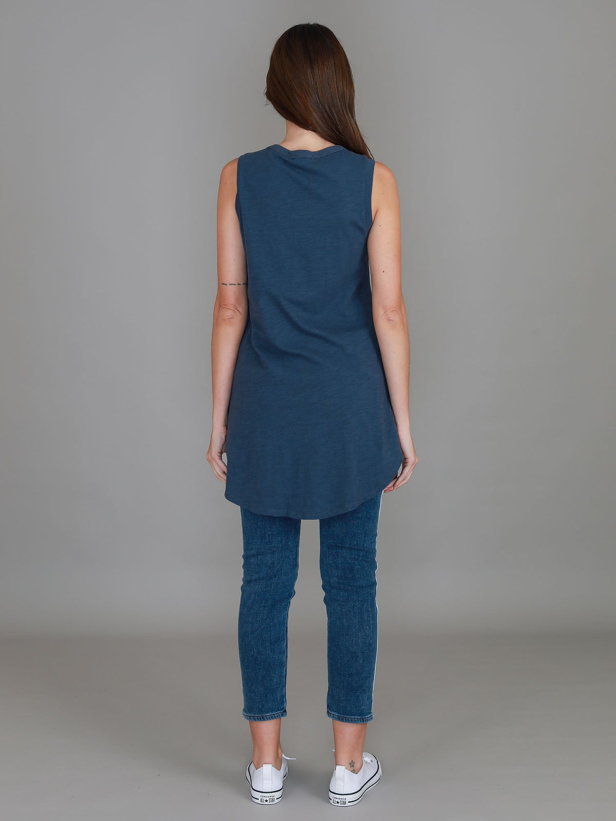 Madison Hi Lo Hem Tank Top (Sale)