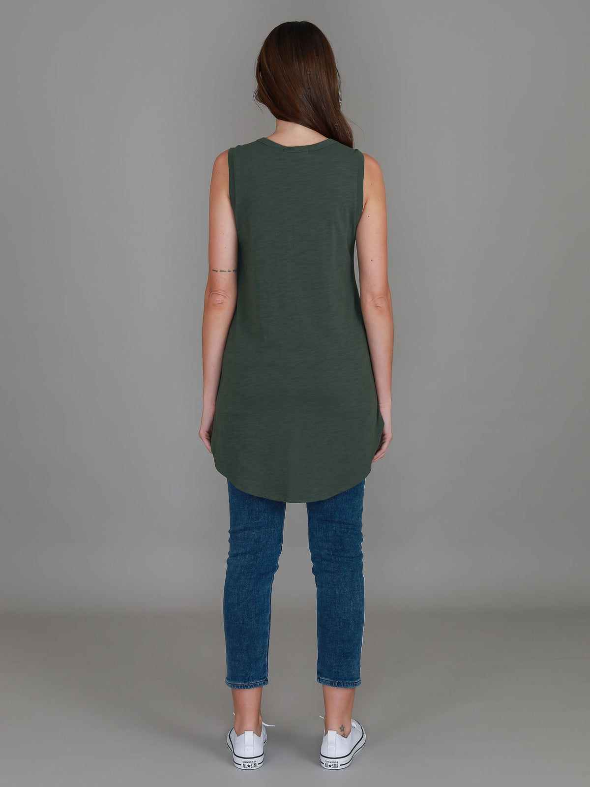 Madison Hi Lo Hem Tank Top (Sale)
