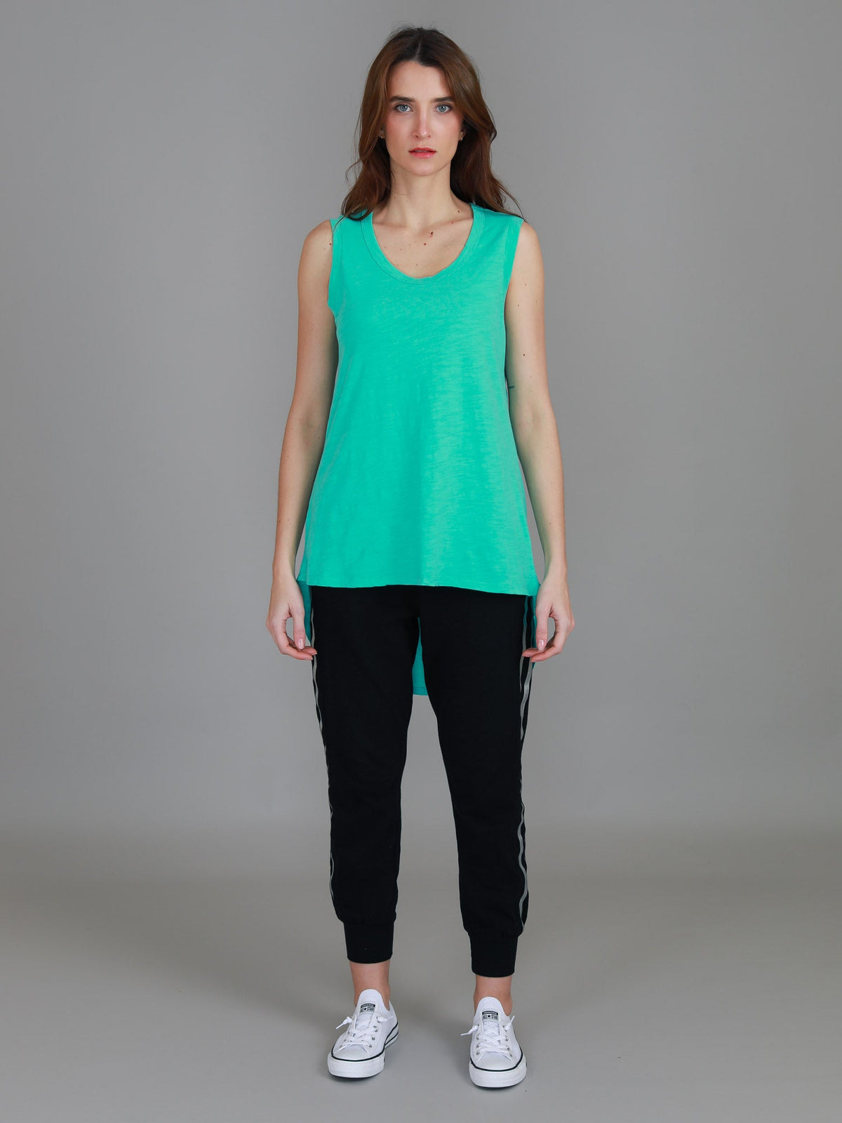 Madison Hi Lo Hem Tank Top (Sale)