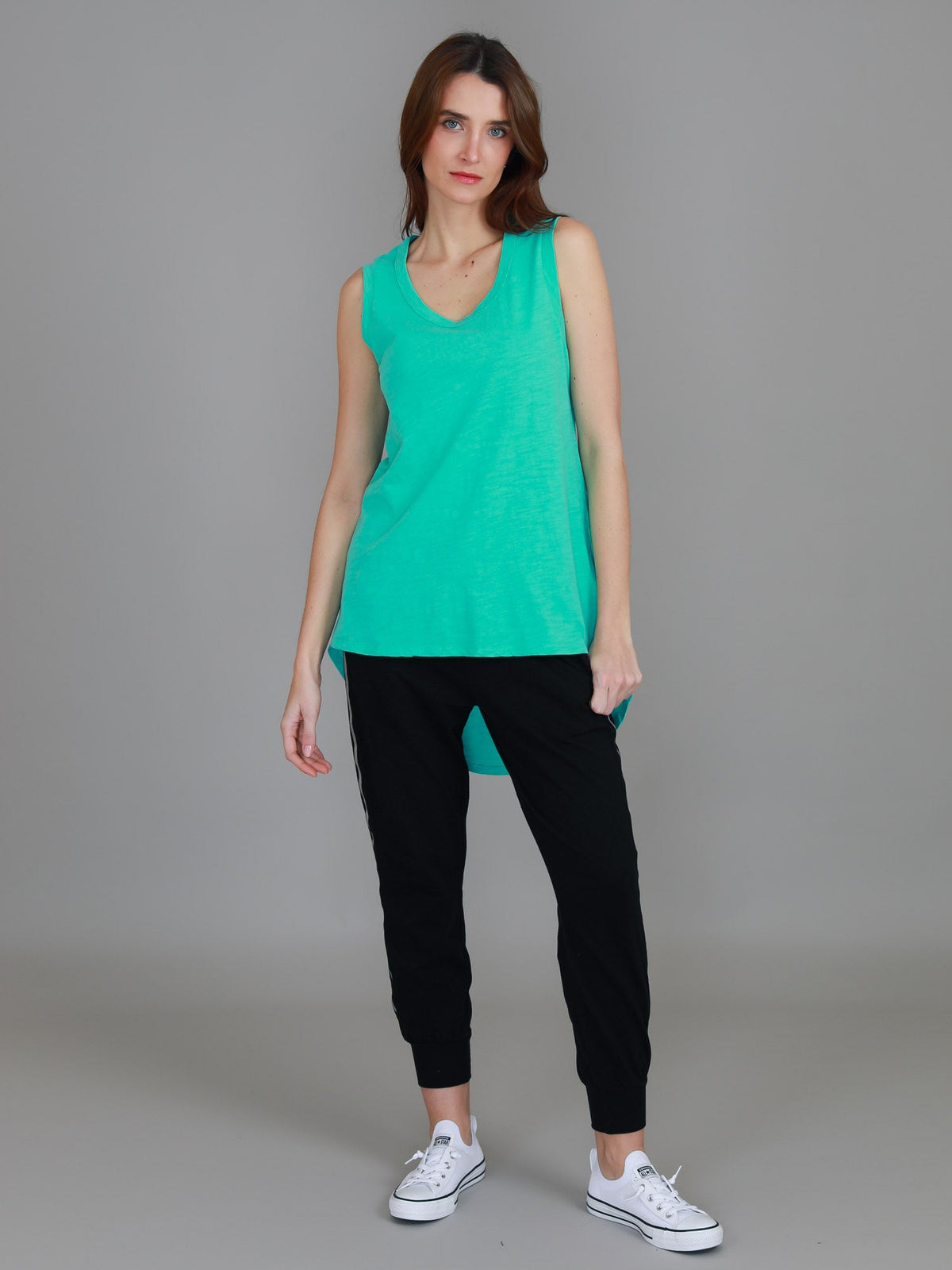 Madison Hi Lo Hem Tank Top (Sale)