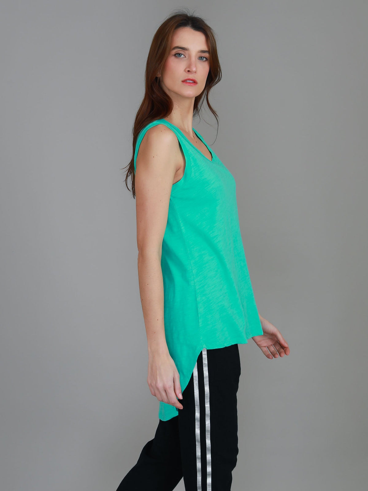 Madison Hi Lo Hem Tank Top (Sale)
