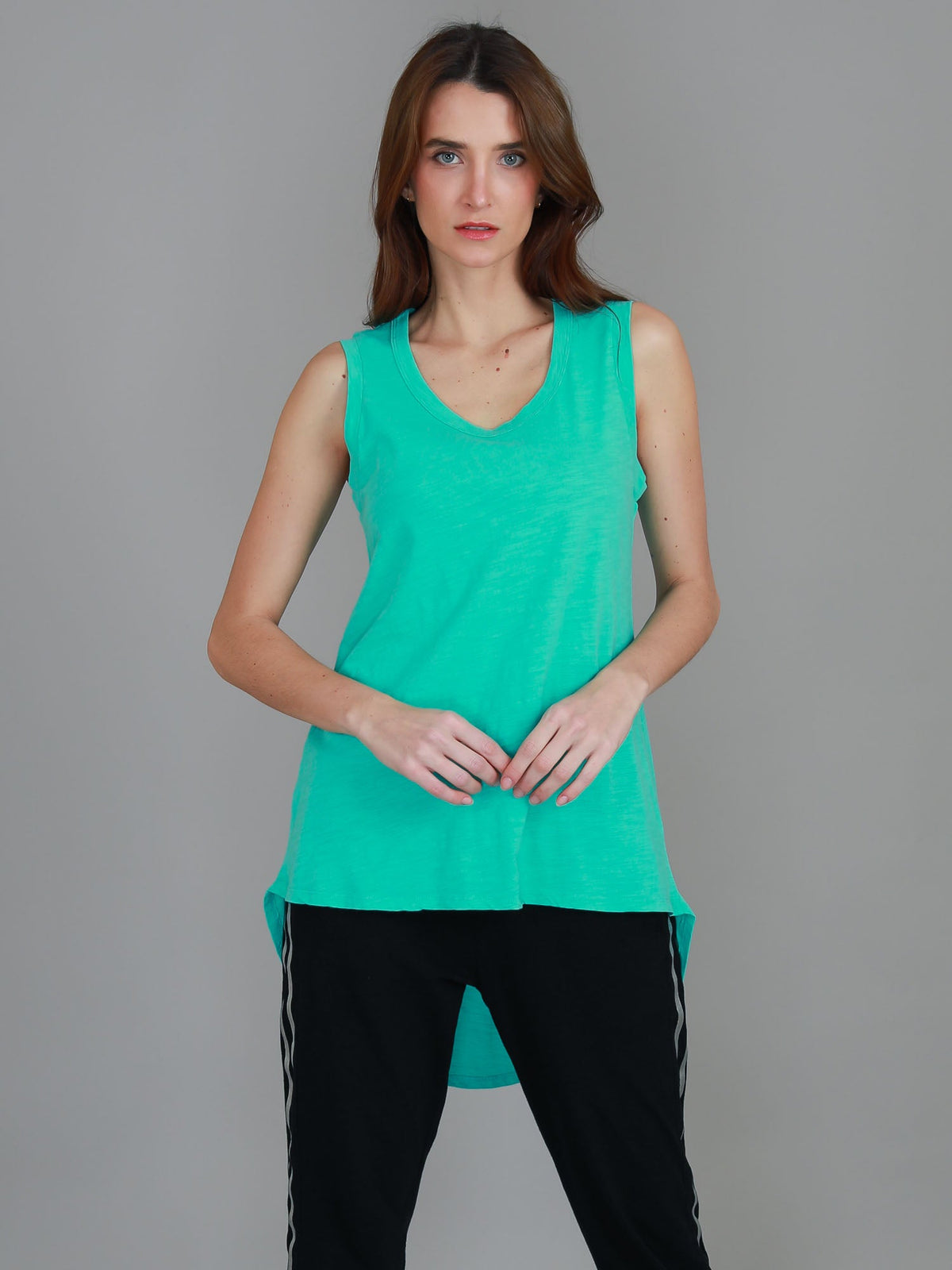 Madison Hi Lo Hem Tank Top (Sale)