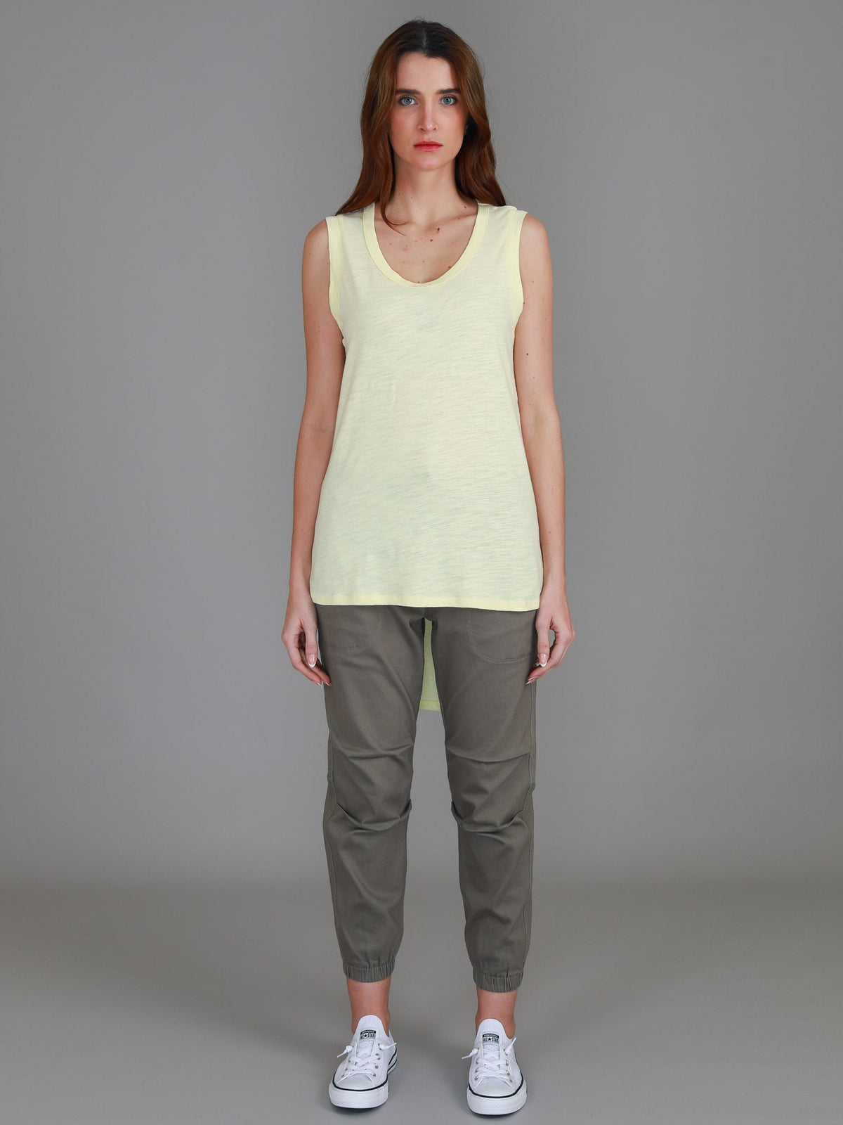 Madison Hi Lo Hem Tank Top (Sale)