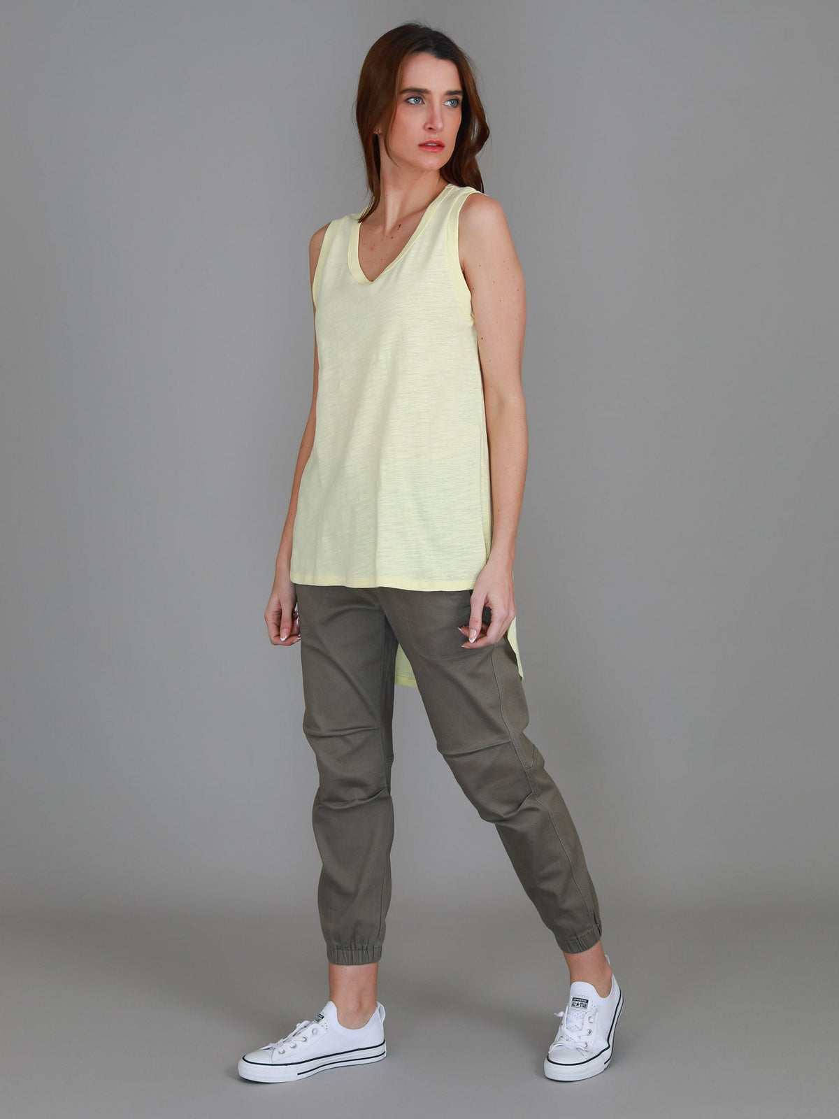 Madison Hi Lo Hem Tank Top (Sale)