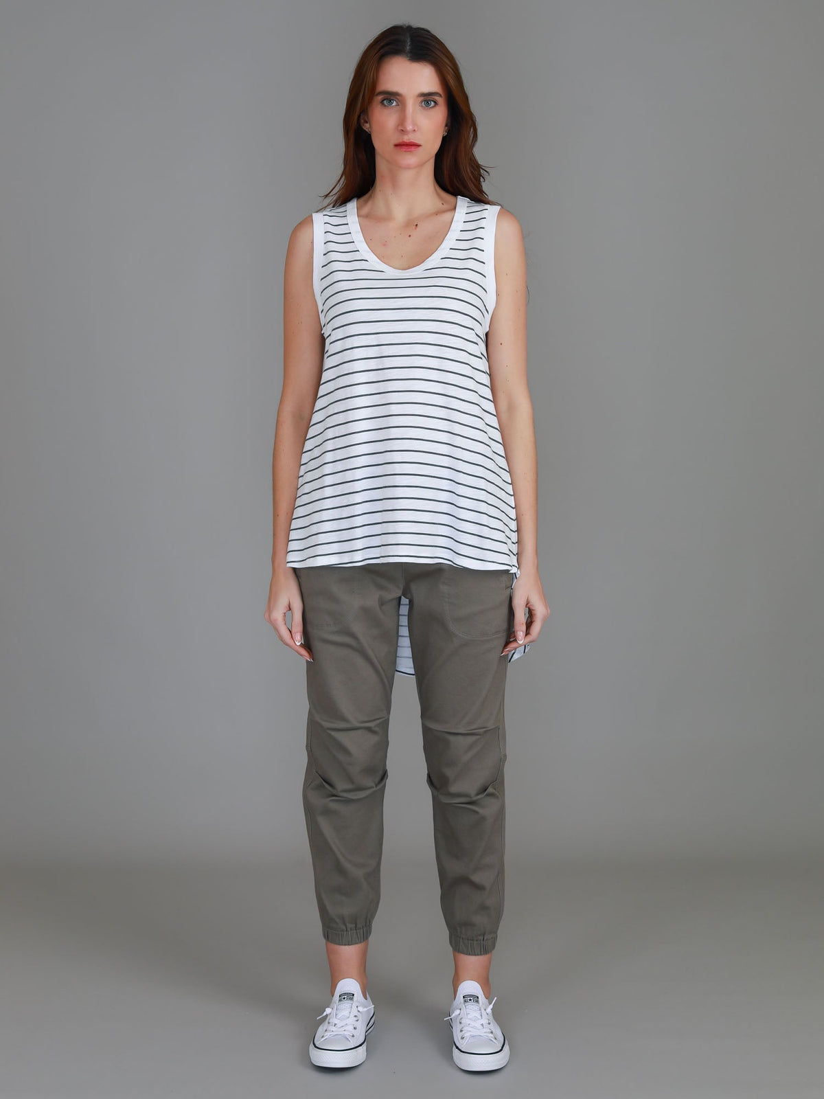 Madison Hi Lo Hem Tank Top (Sale)