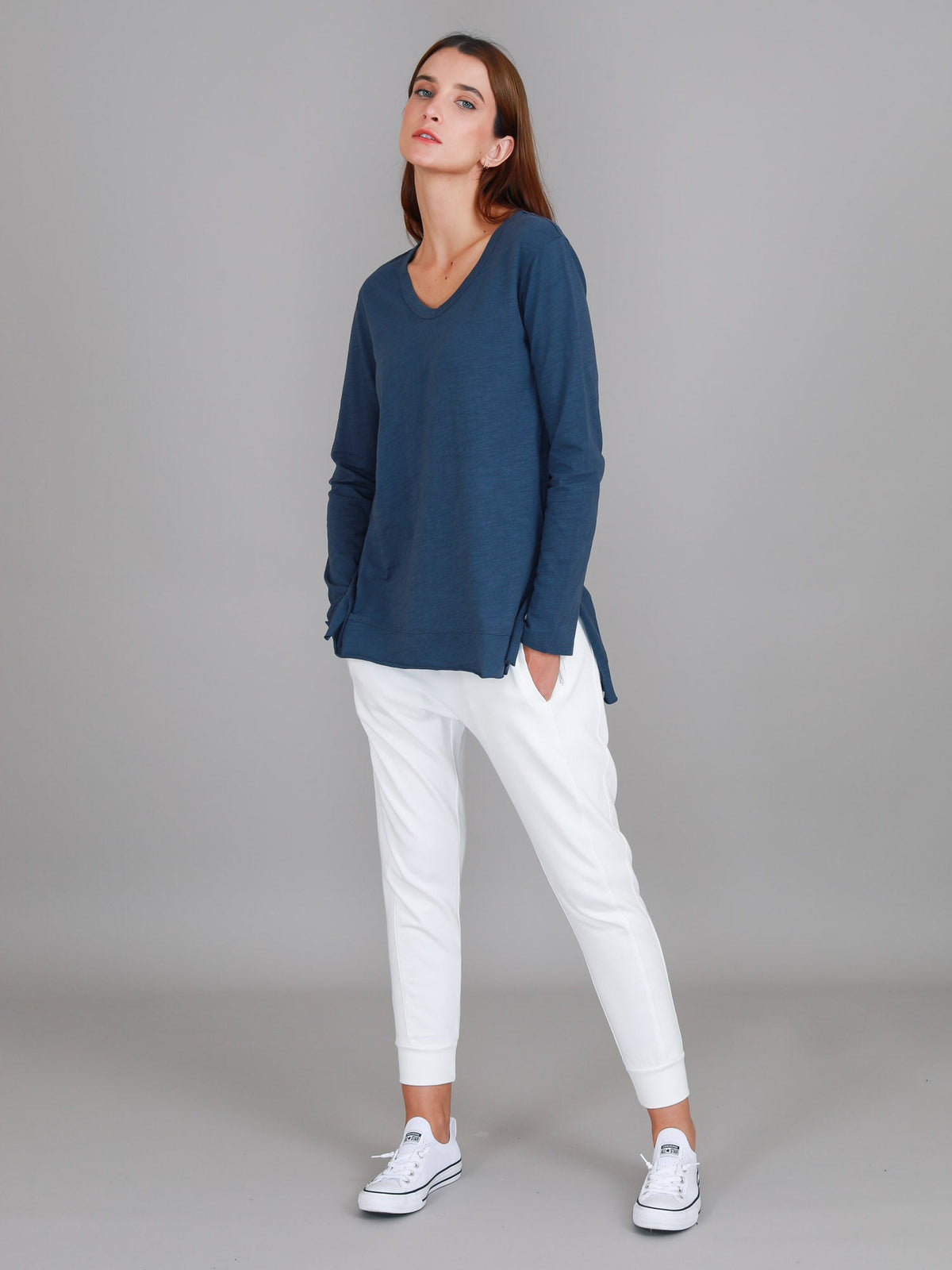 Barwon V Neck T Shirt