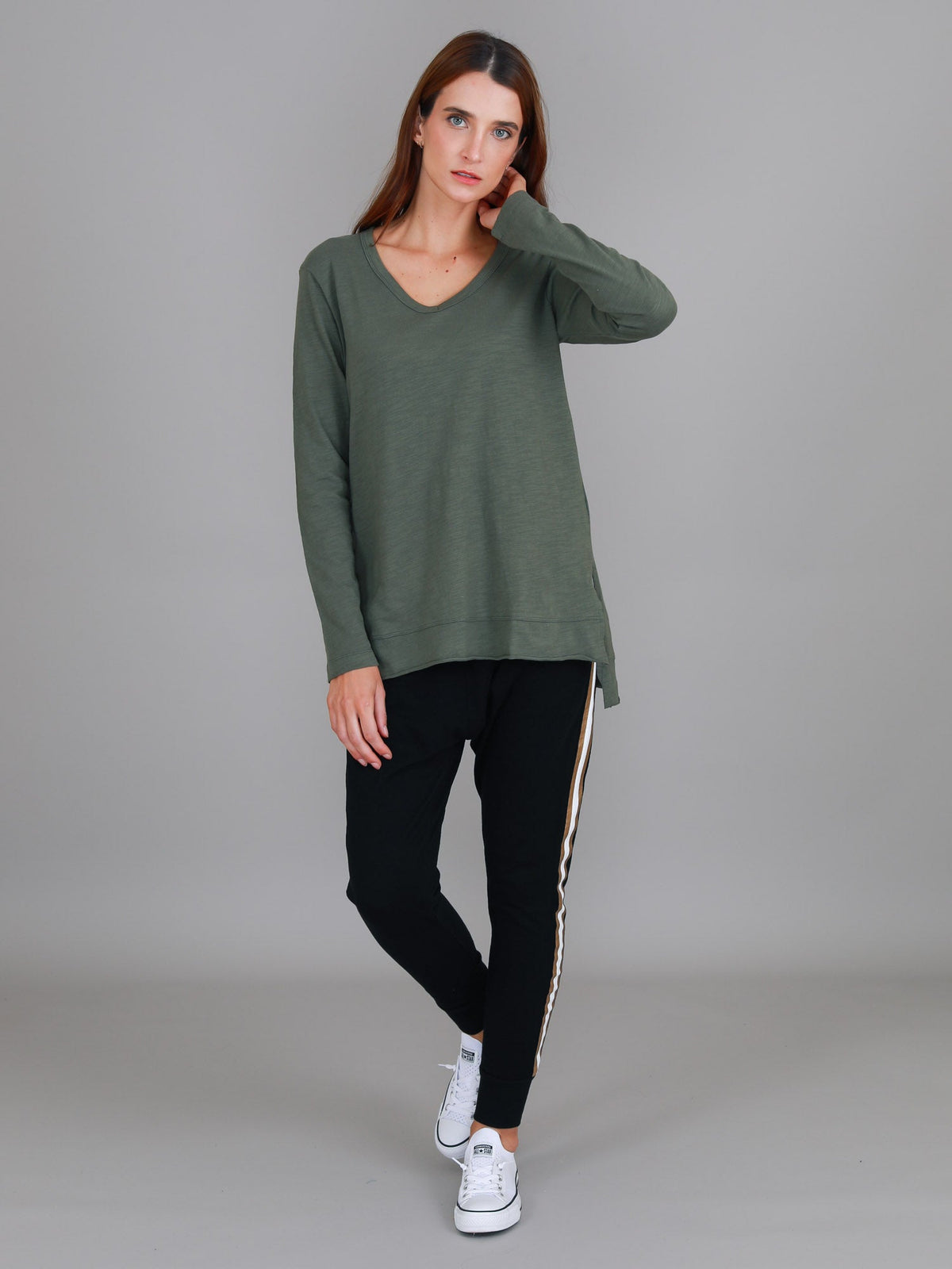 Barwon V Neck T Shirt