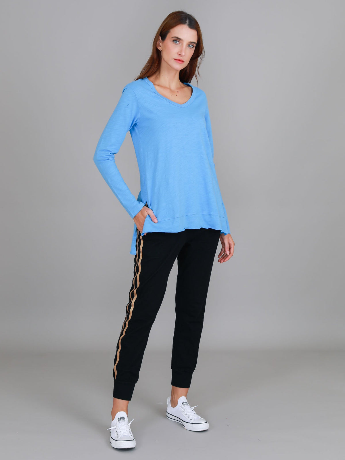 Barwon V Neck T Shirt