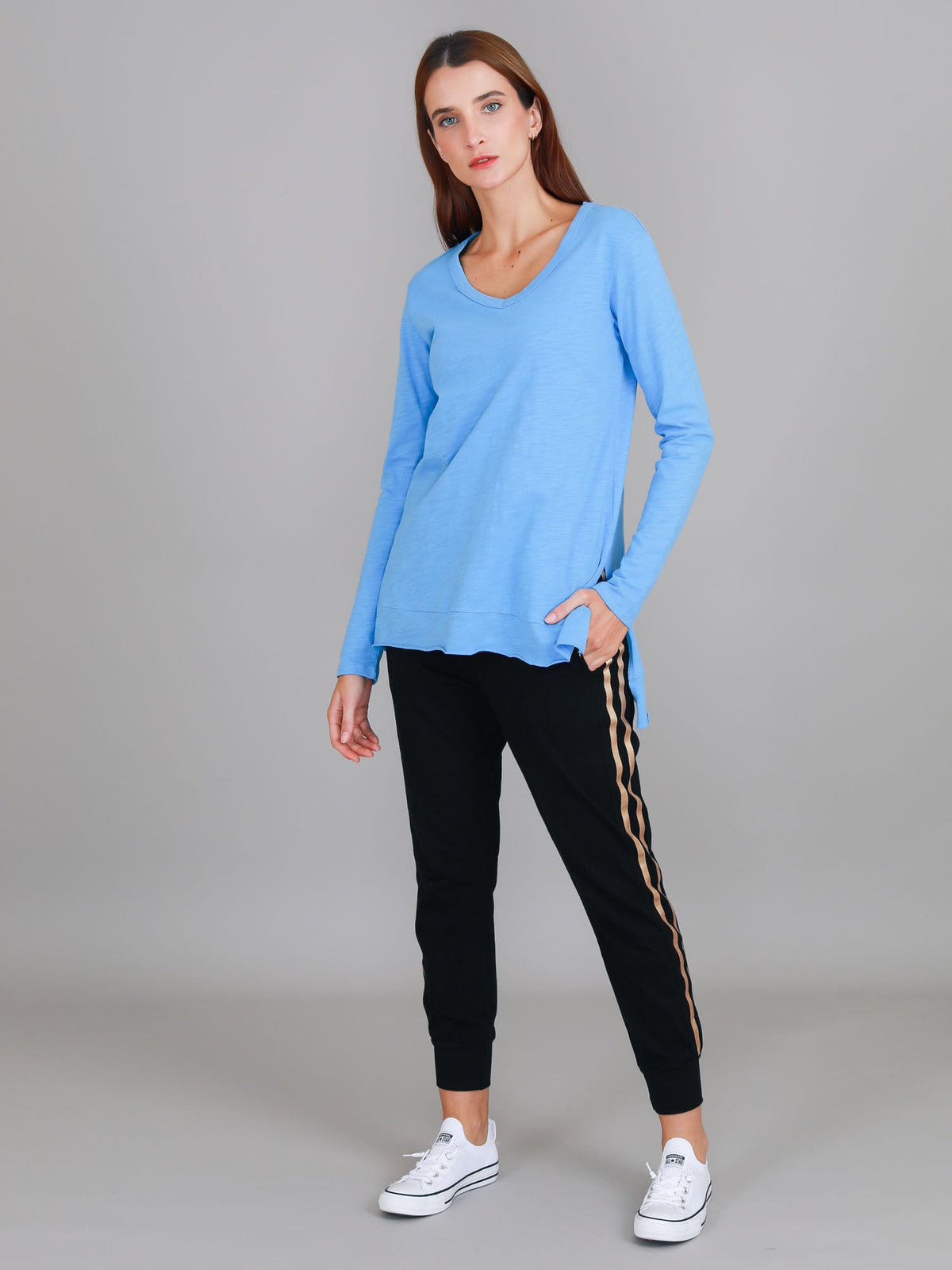 Barwon V Neck T Shirt