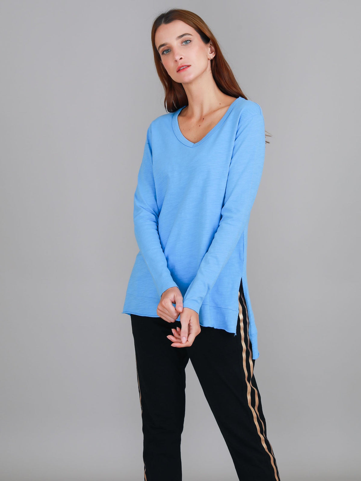 Barwon V Neck T Shirt