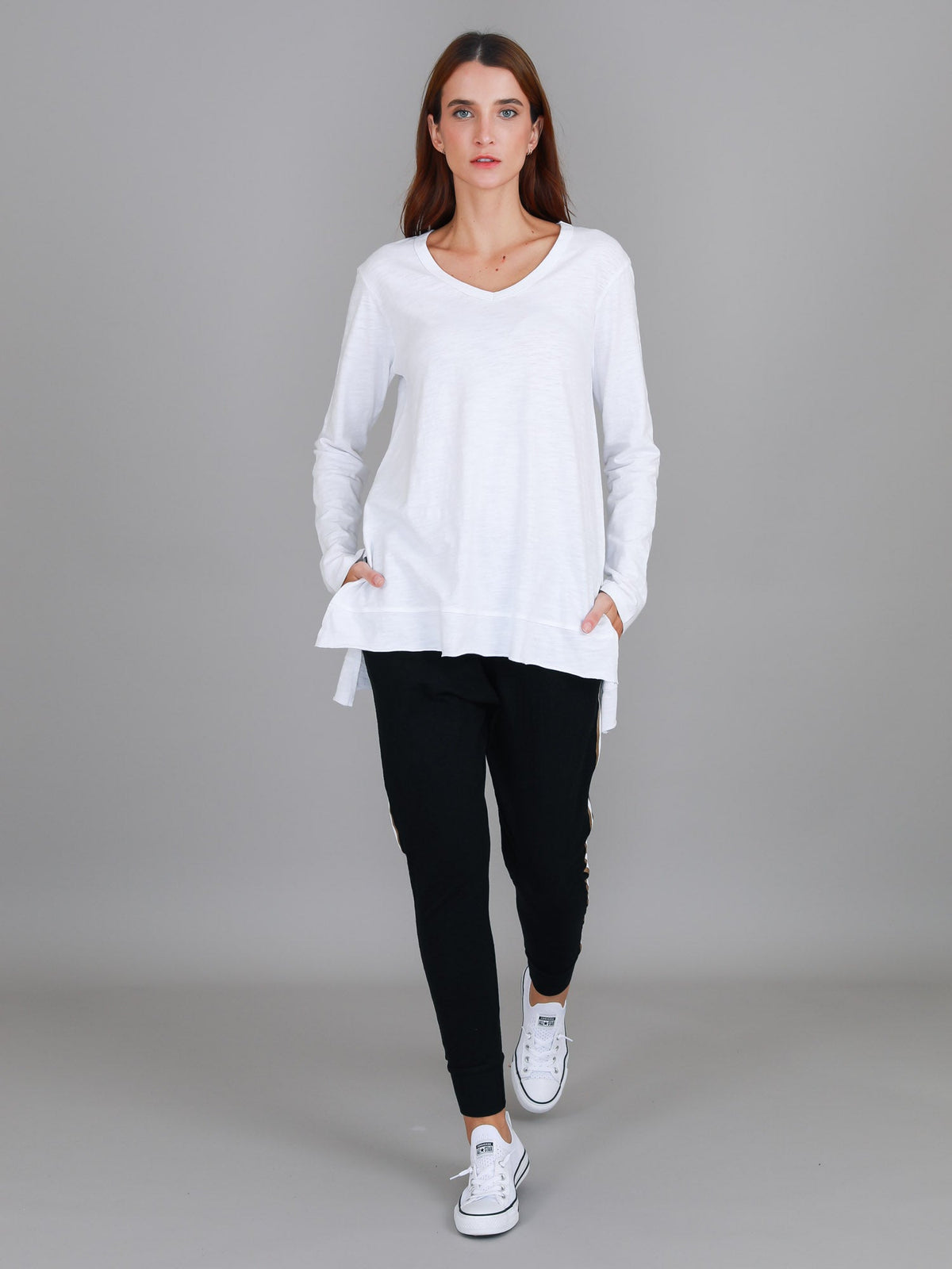 Barwon V Neck T Shirt