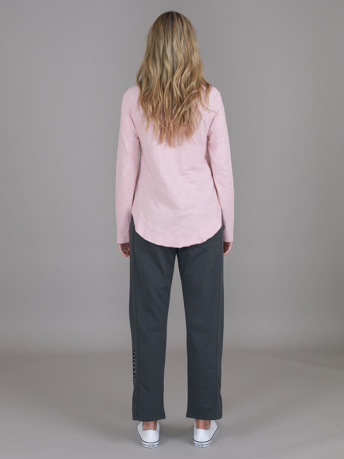 Mosman | Women's Curved Hem Long Sleeve T Shirt – Cotton Jersey