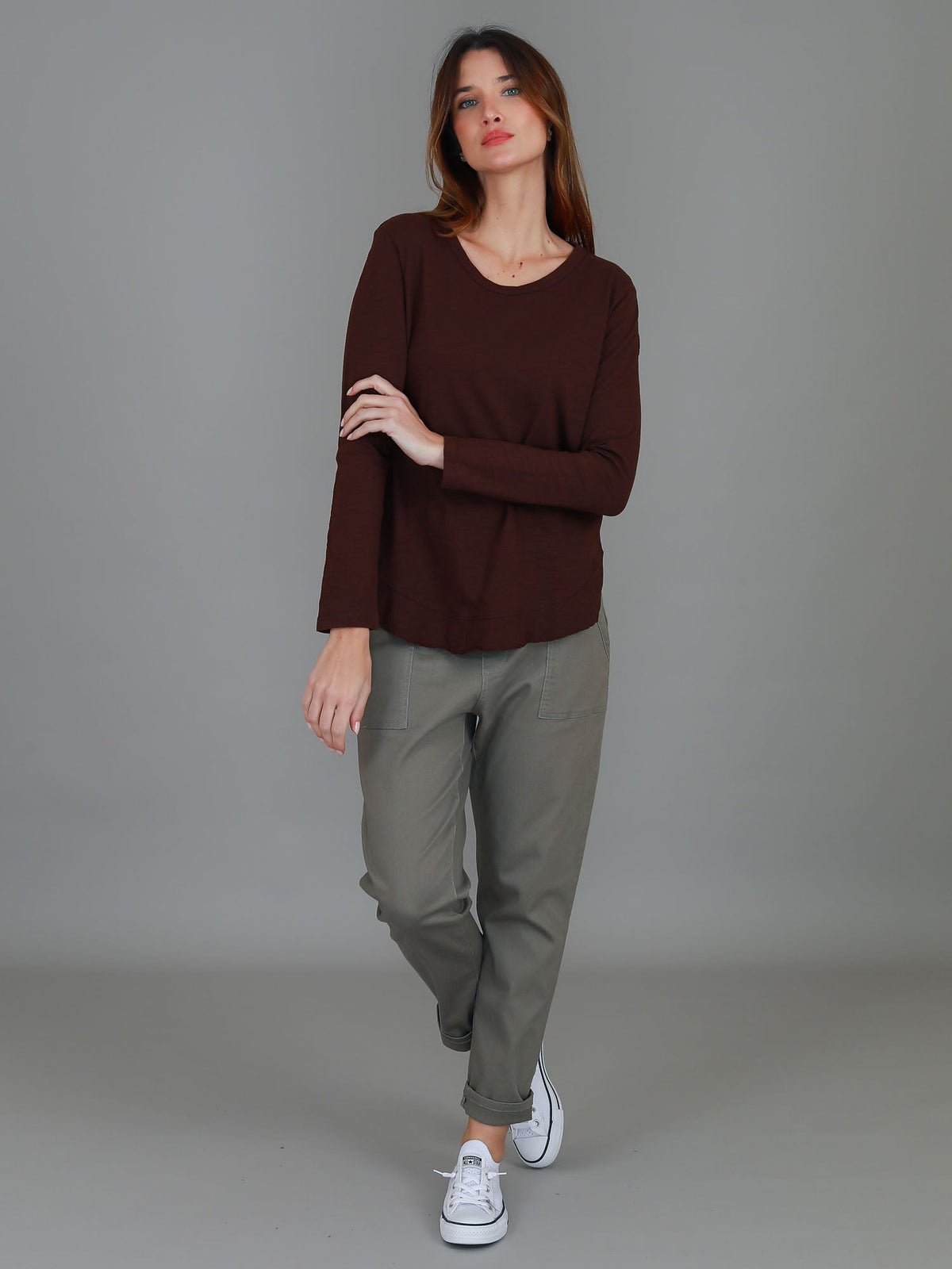Mosman Long Sleeve Essentials T Shirt