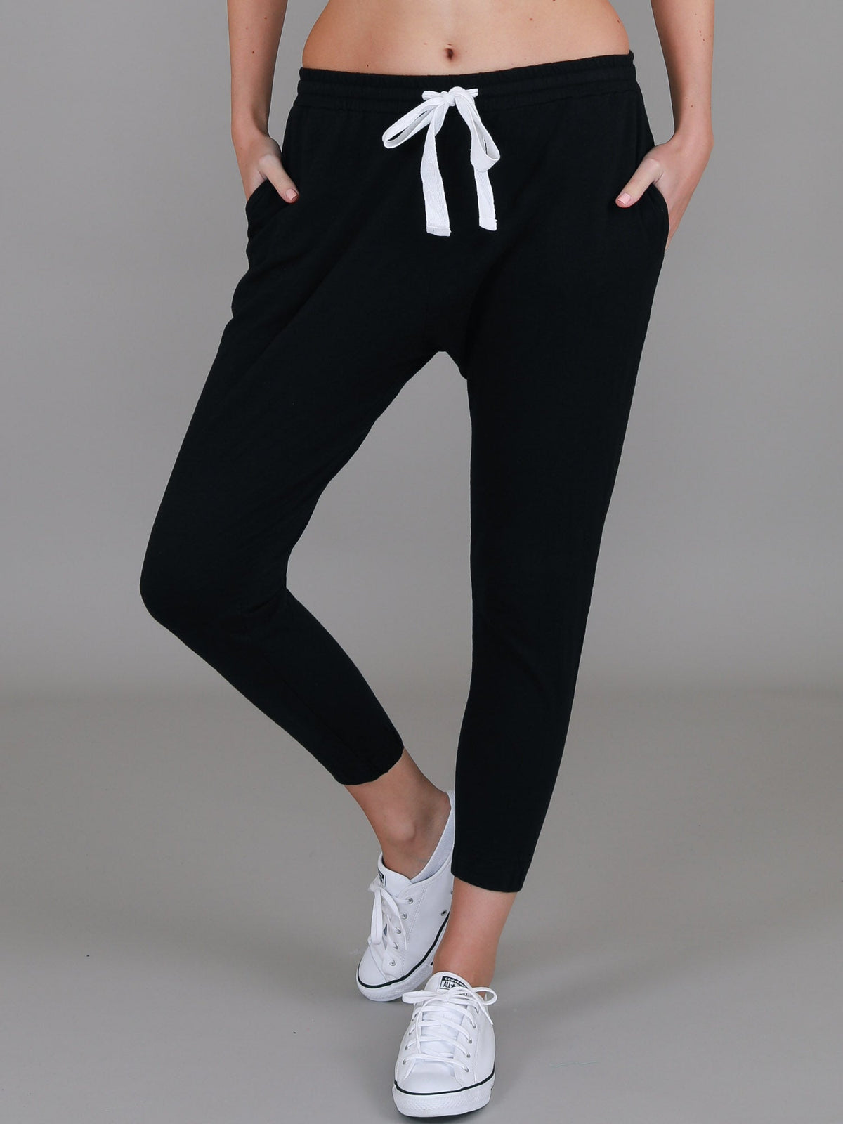 Bondi | Women's Drop Crotch Joggers – Cotton Jersey
