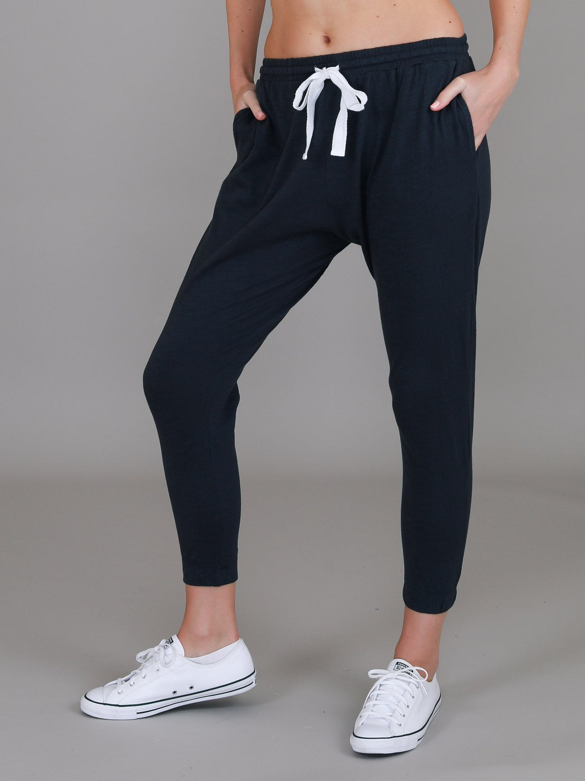 Bondi | Women's Drop Crotch Joggers – Cotton Jersey