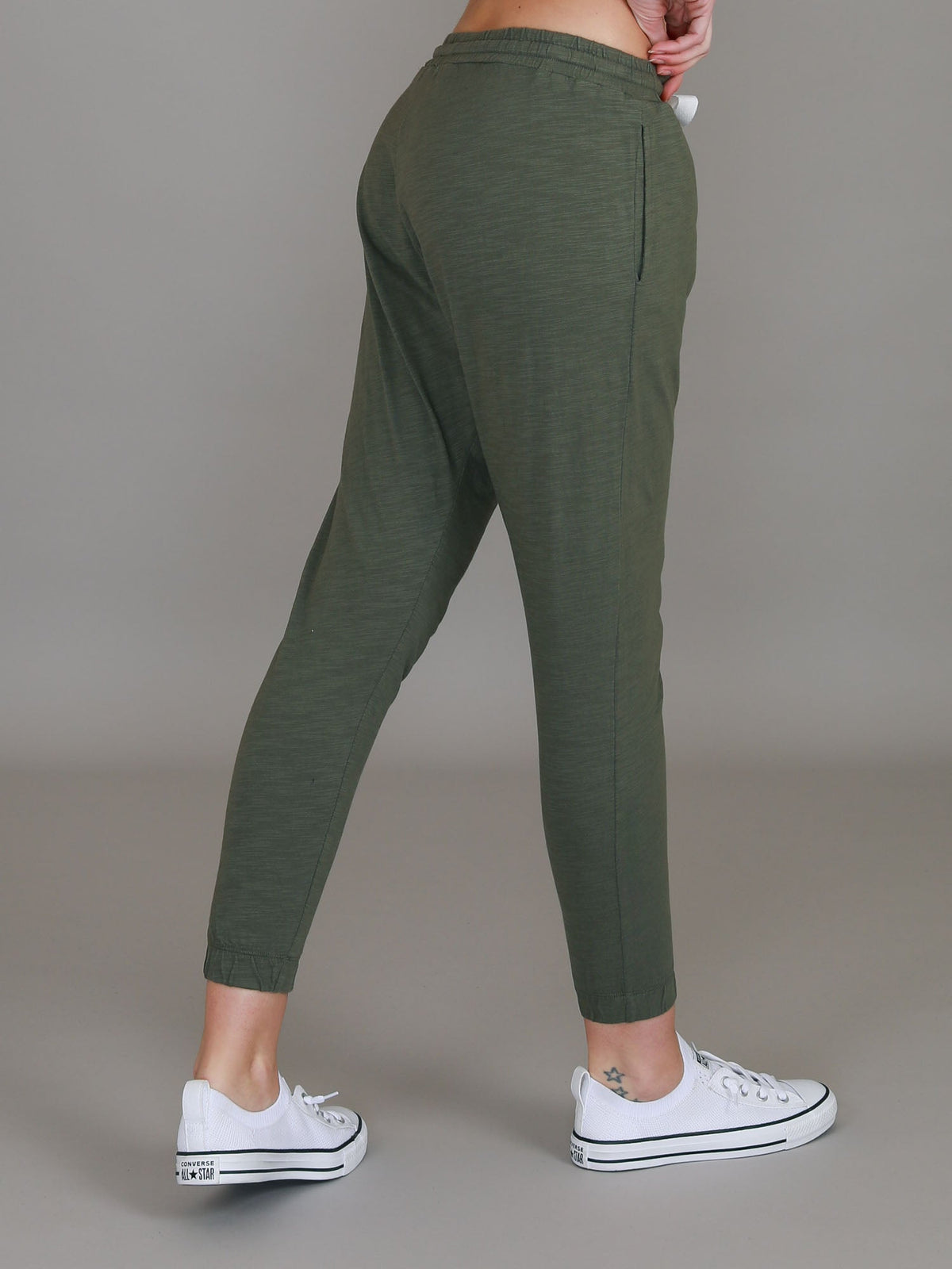 Bondi | Women's Drop Crotch Joggers – Cotton Jersey