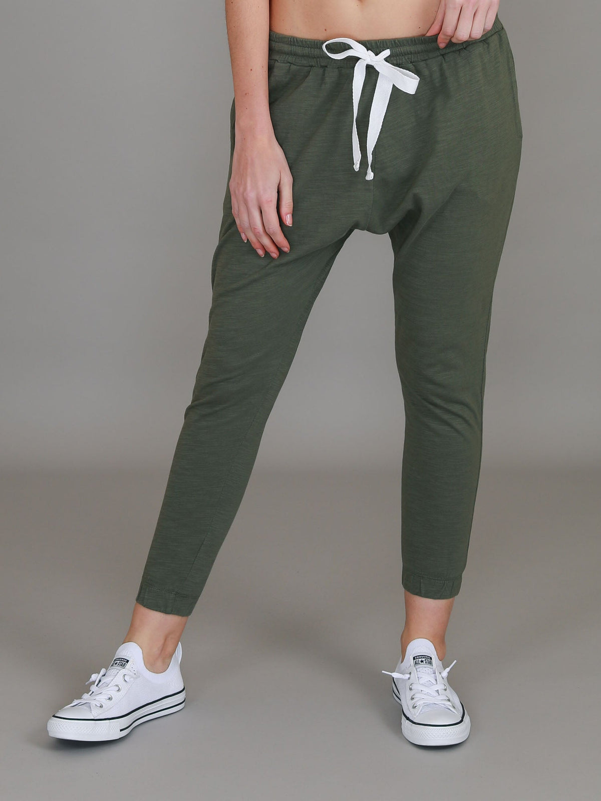 Bondi | Women's Drop Crotch Joggers – Cotton Jersey