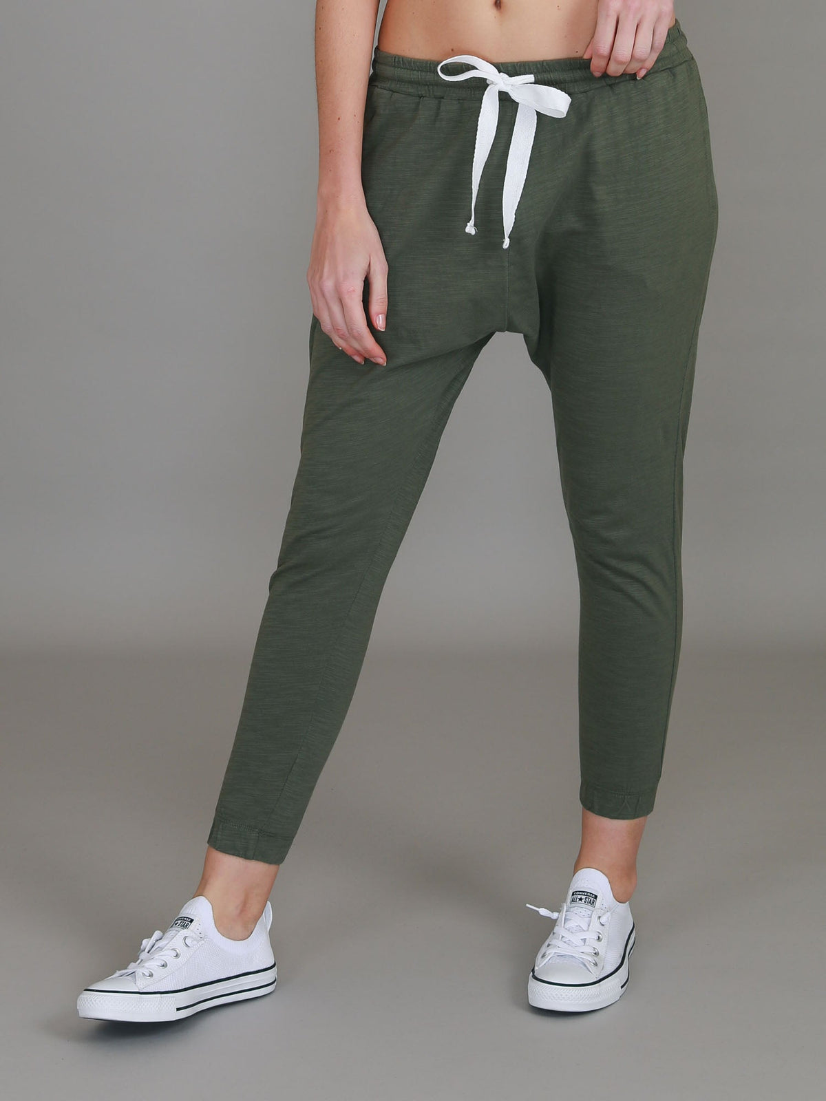 Bondi | Women's Drop Crotch Joggers – Cotton Jersey