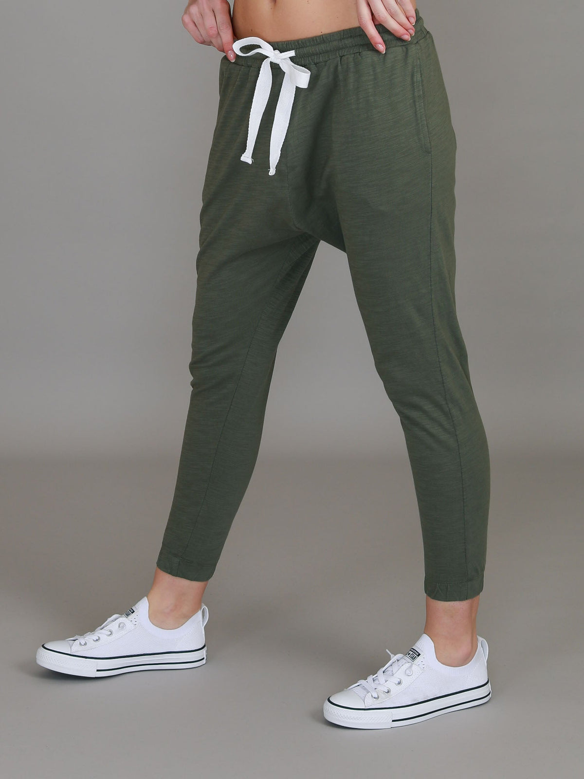 Bondi | Women's Drop Crotch Joggers – Cotton Jersey