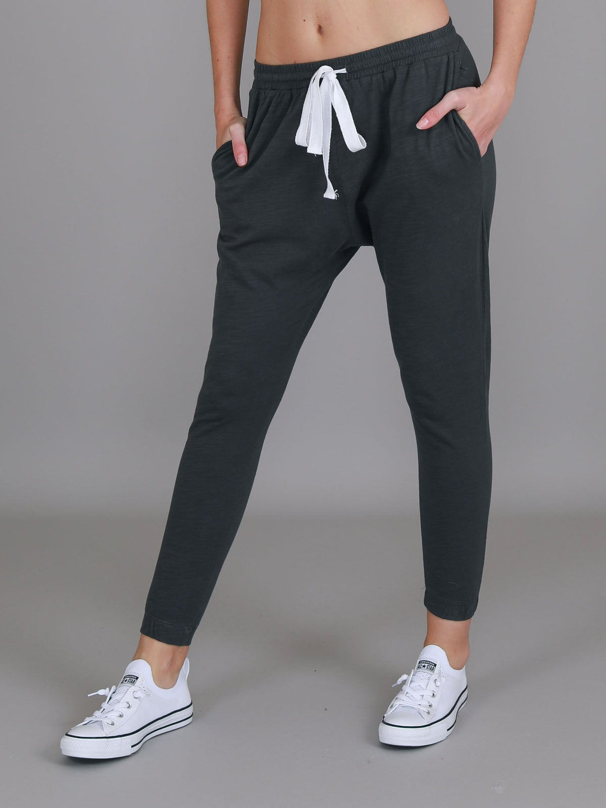 Bondi | Women's Drop Crotch Joggers – Cotton Jersey