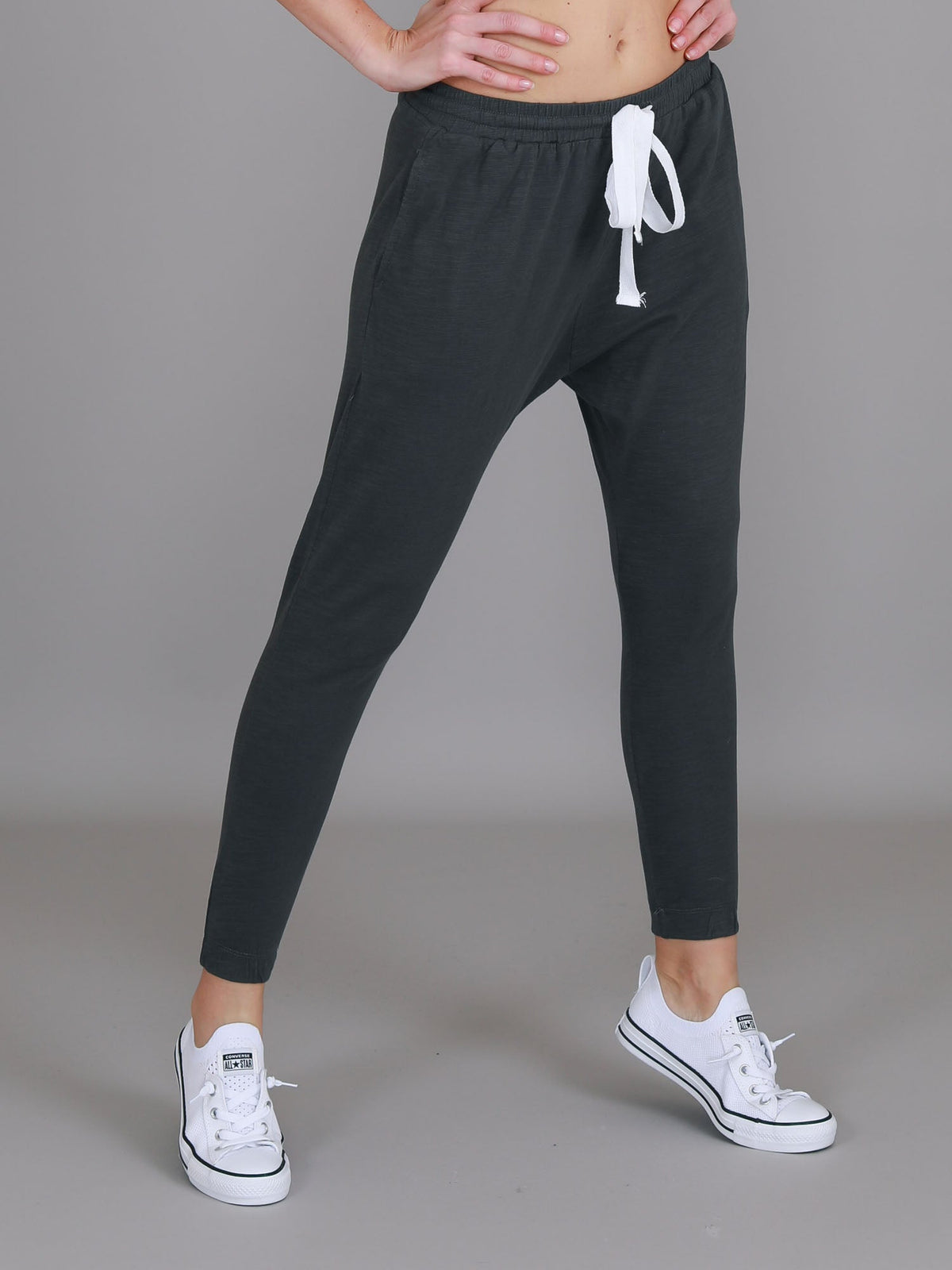 Bondi | Women's Drop Crotch Joggers – Cotton Jersey