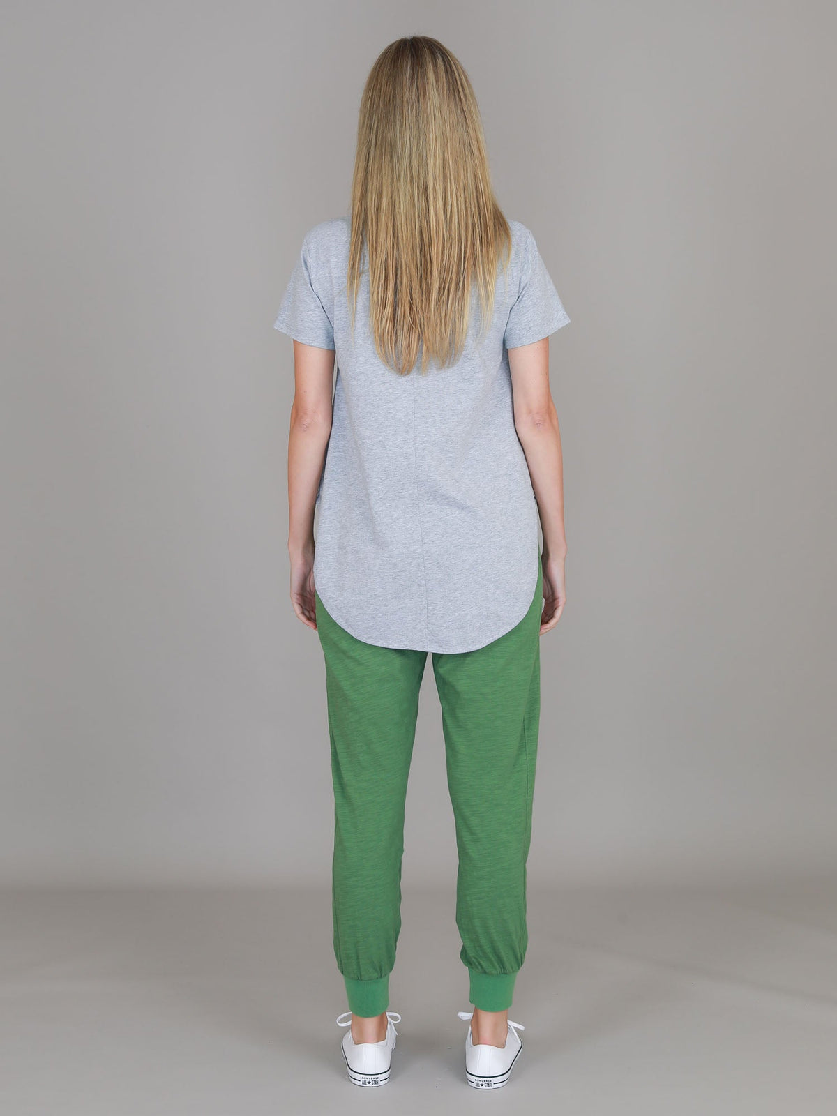 Elwood | Women's Curved Hem T-Shirt – Cotton Slub Jersey