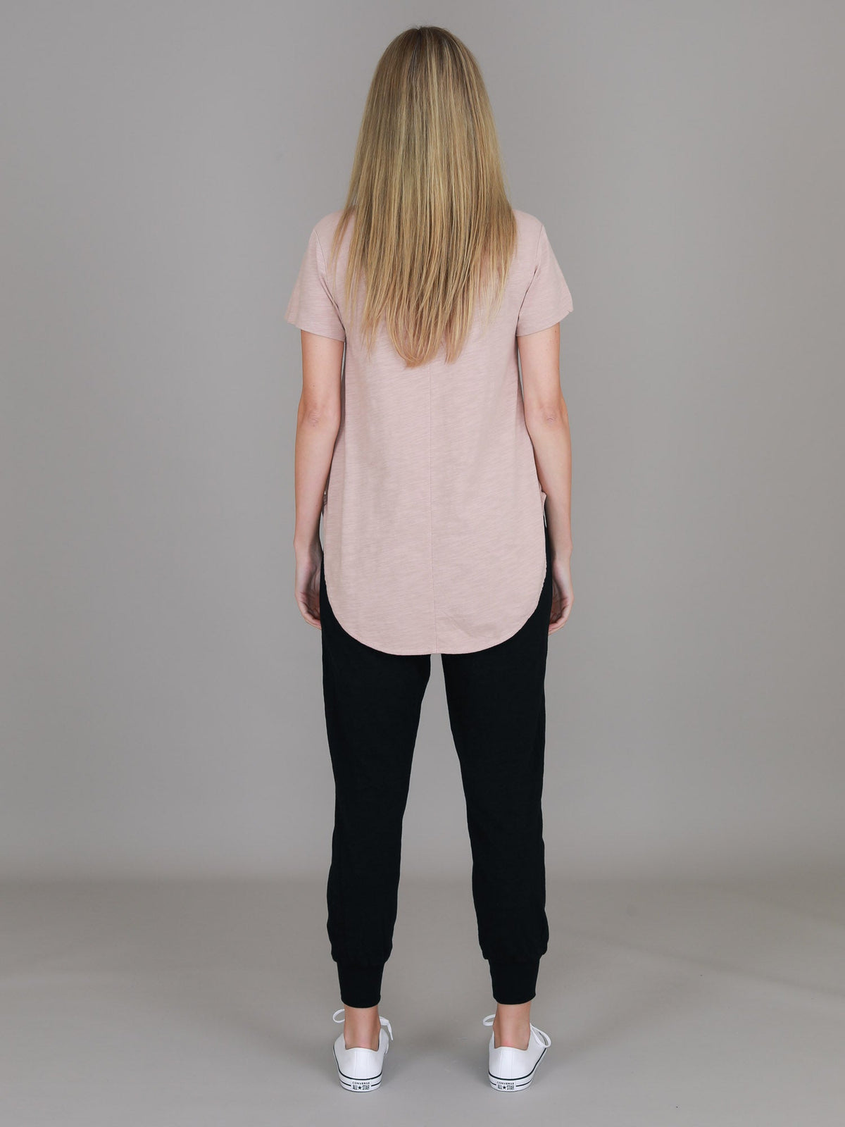 Elwood | Women's Curved Hem T-Shirt – Cotton Slub Jersey