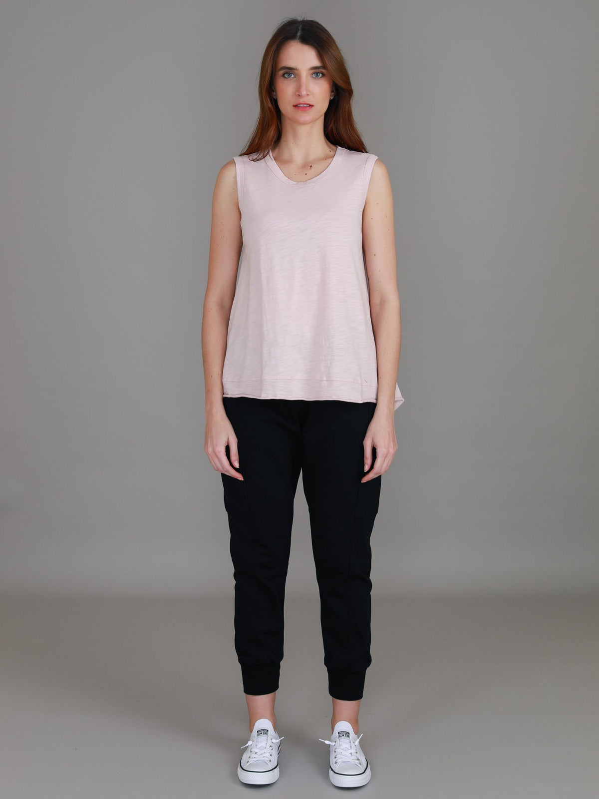 Raven Asymmetrical Hem Tank Top