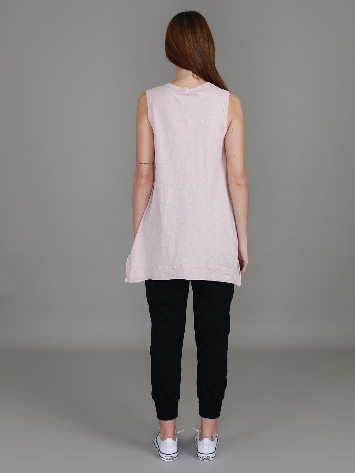 Raven Asymmetrical Hem Tank Top