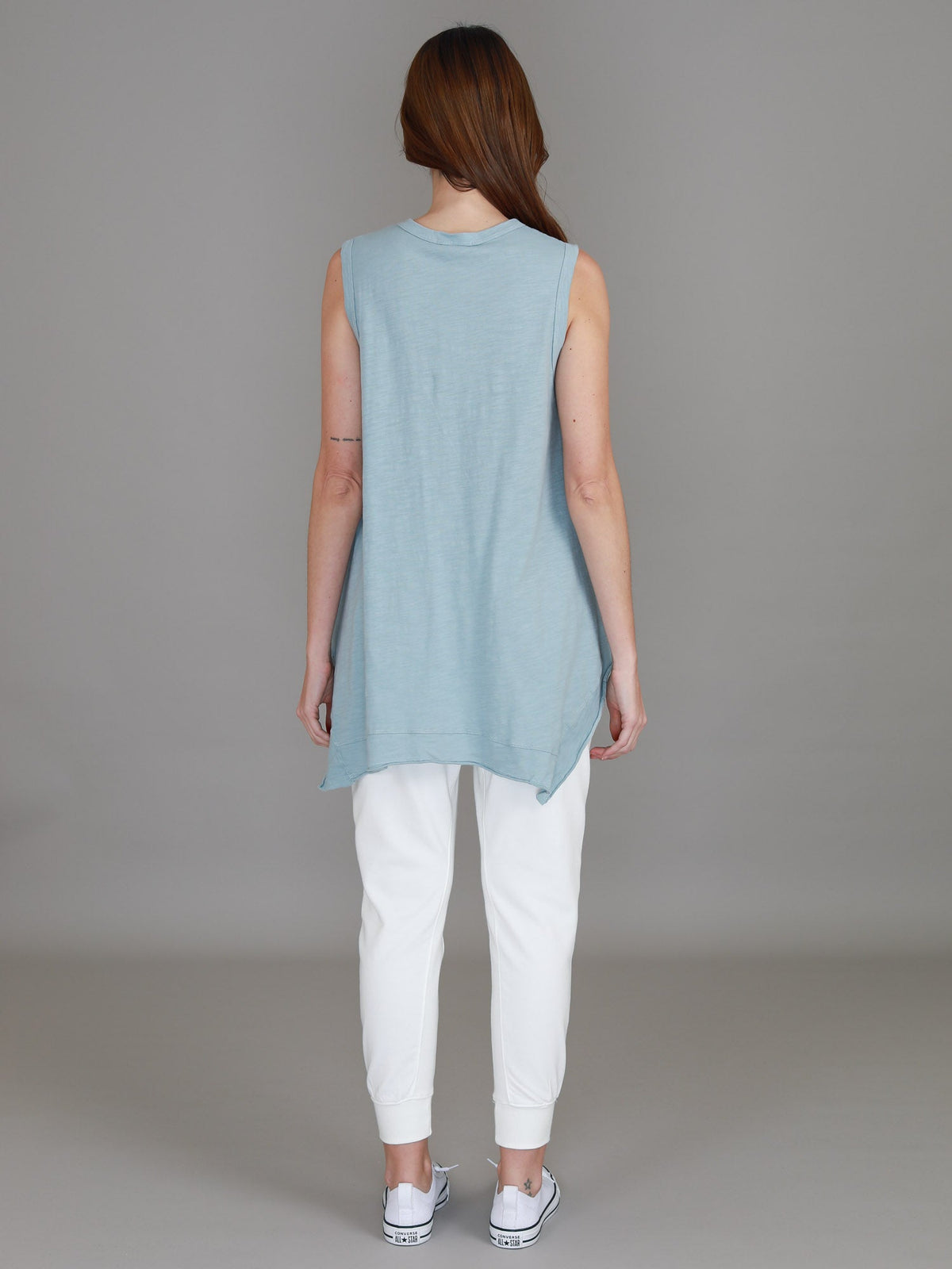 Raven Asymmetrical Hem Tank Top