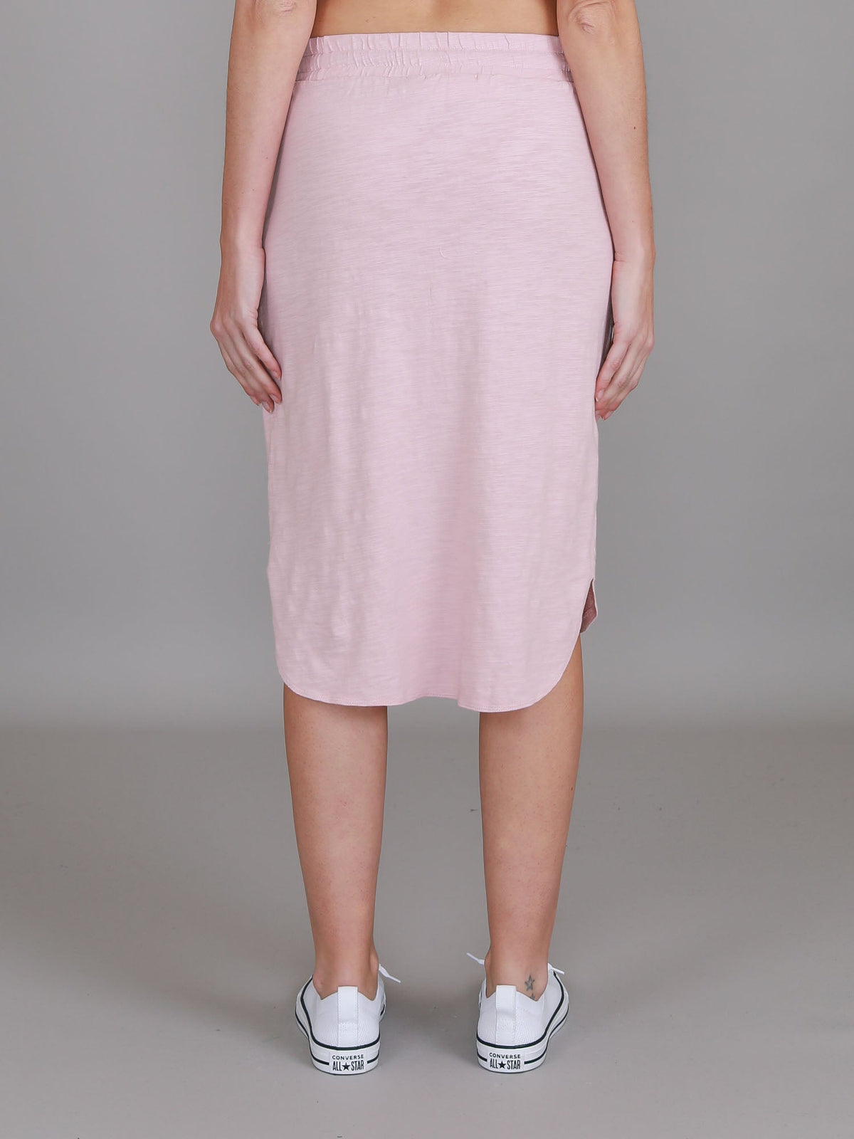 Olivia | Women's Drawstring Pencil Skirt – Cotton Jersey