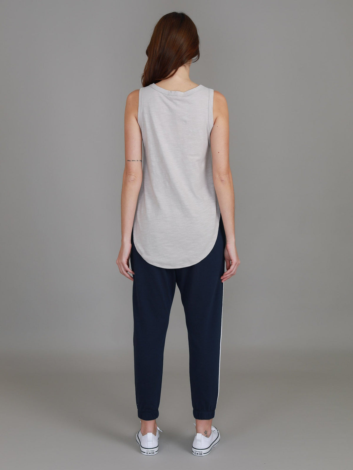 Fifi | Women's Longline Tank Top - Cotton Jersey