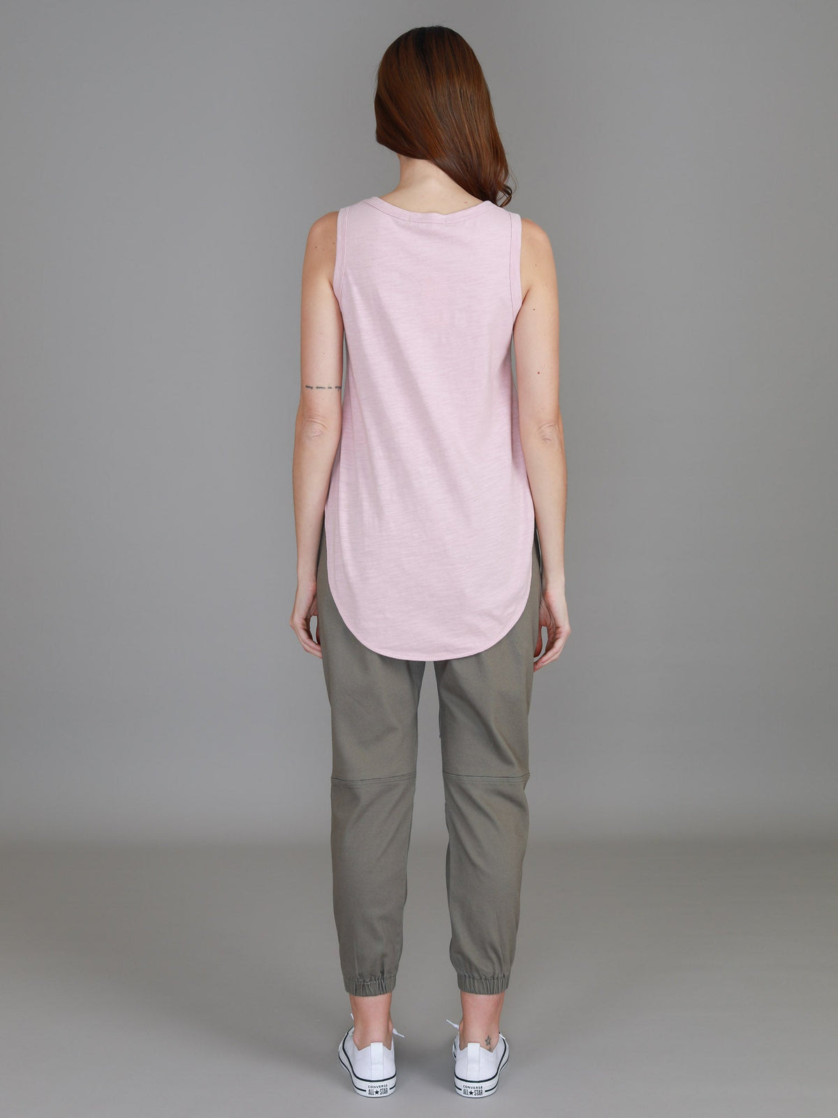 Fifi | Women's Longline Tank Top - Cotton Jersey