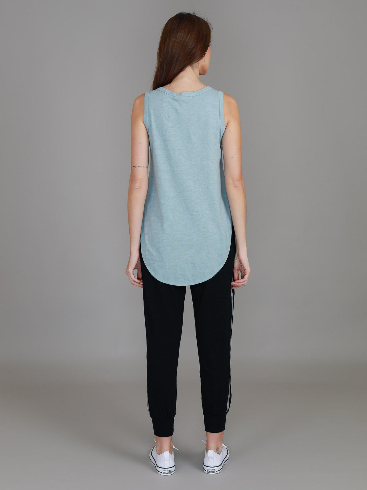 Fifi | Women's Longline Tank Top - Cotton Jersey