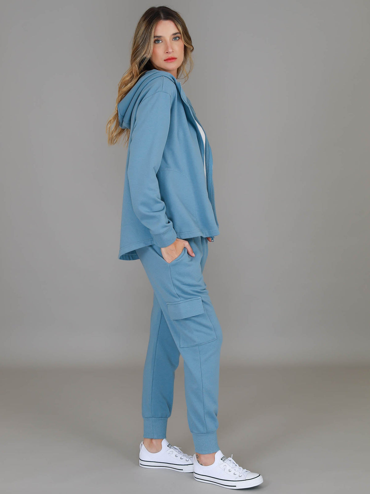 Olinda | Women's Zip-Up Hoodie Jacket – French Terry