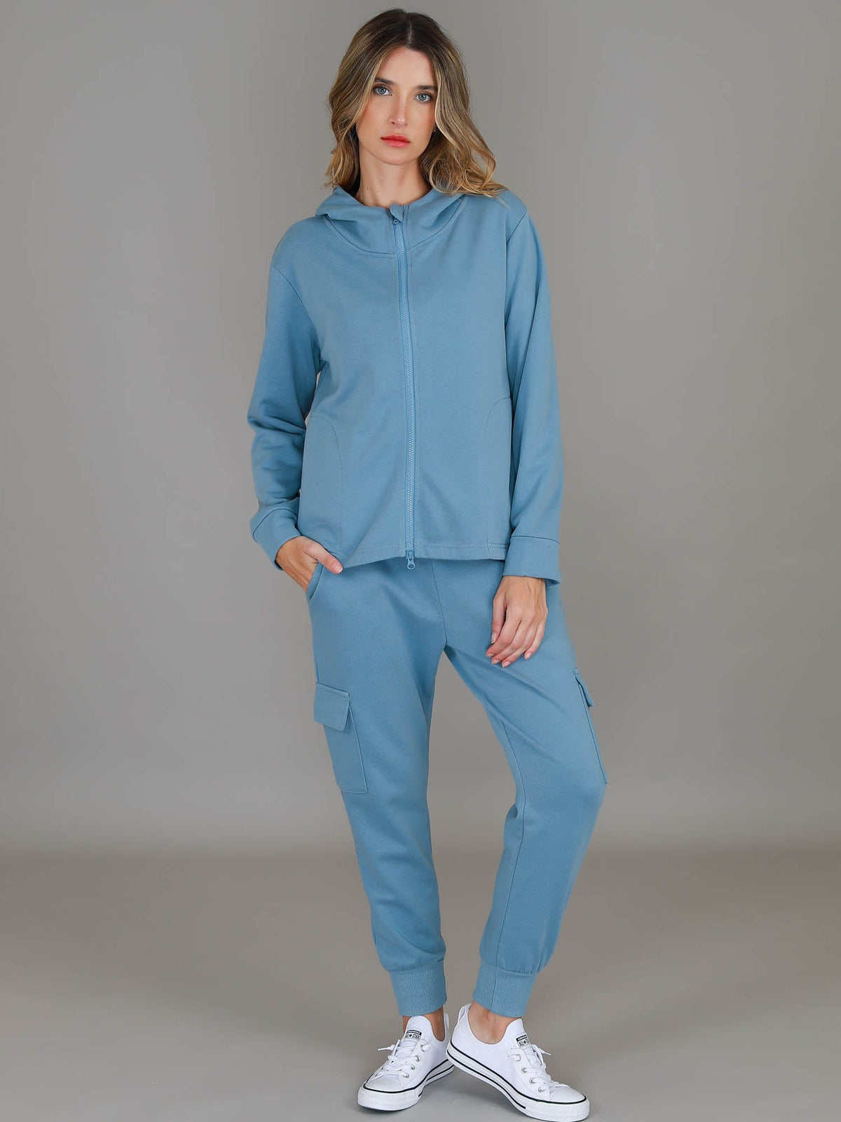 Olinda | Women's Zip-Up Hoodie Jacket – French Terry