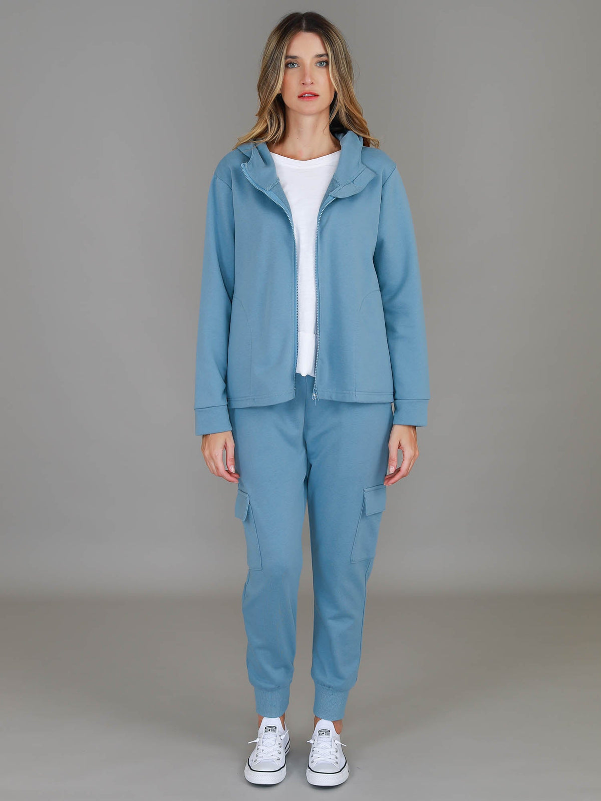 Olinda | Women's Zip-Up Hoodie Jacket – French Terry