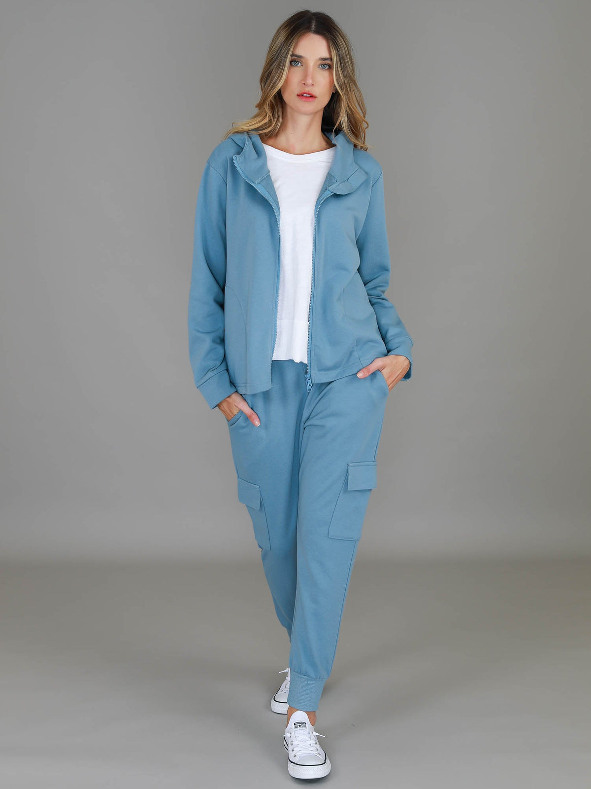 Olinda | Women's Zip-Up Hoodie Jacket – French Terry