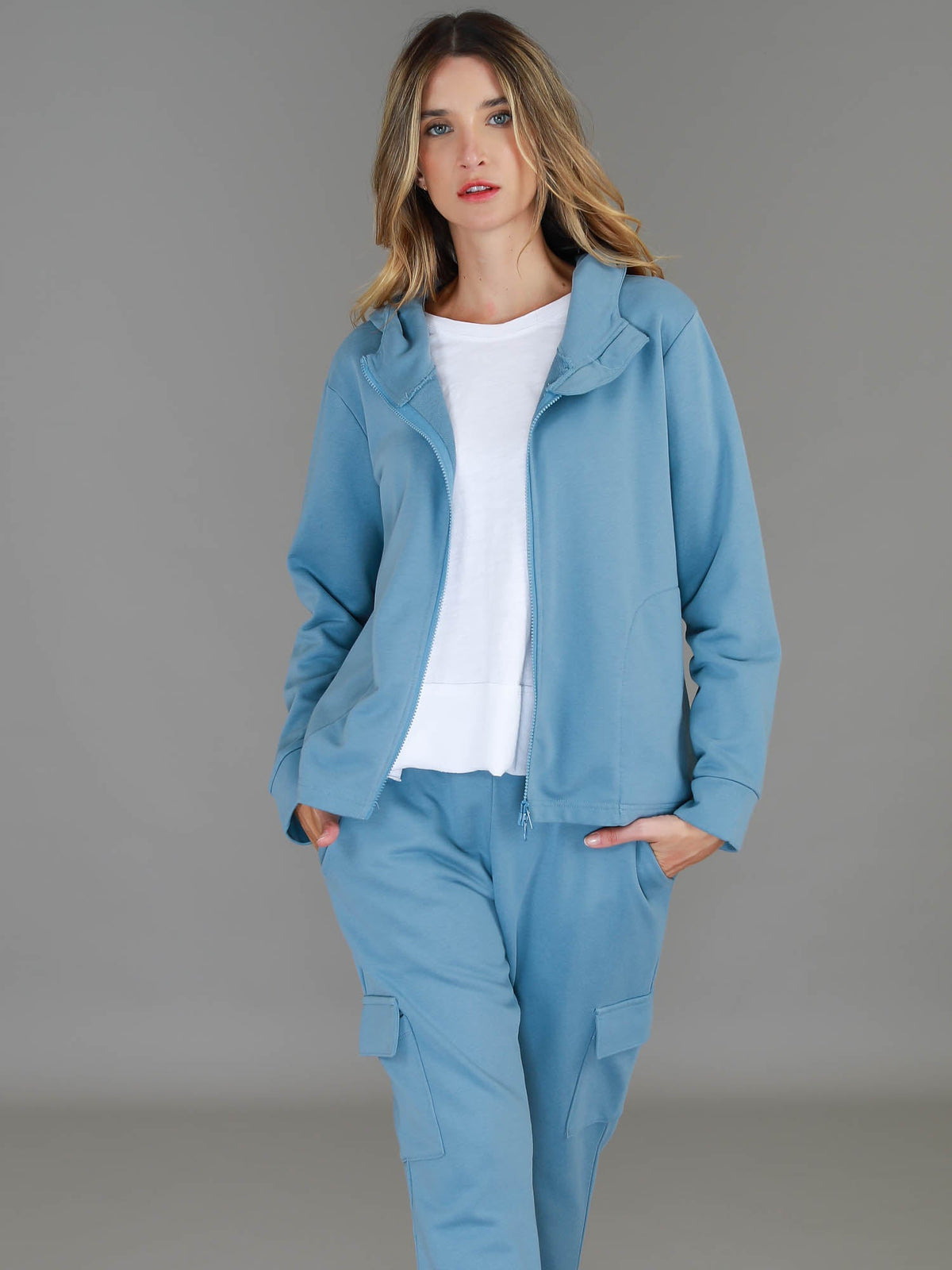 Olinda | Women's Zip-Up Hoodie Jacket – French Terry