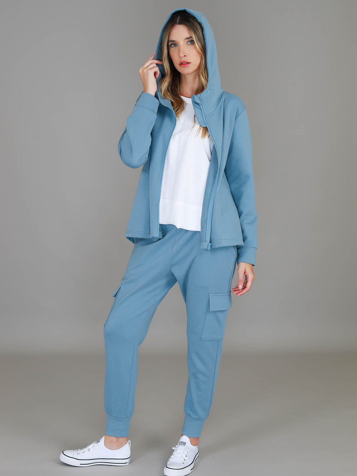 Olinda | Women's Zip-Up Hoodie Jacket – French Terry