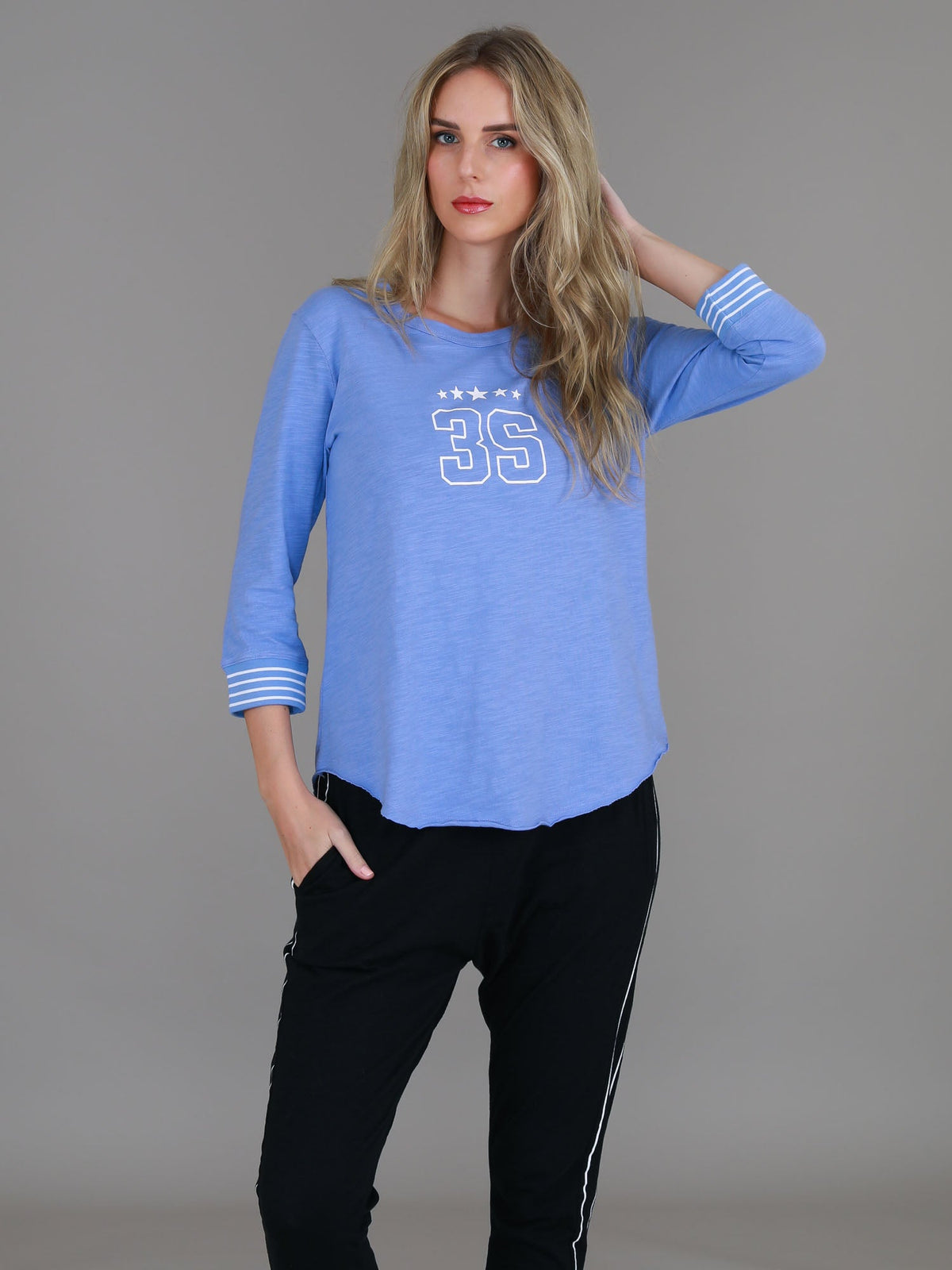 Teagan 3/4 Sleeve T Shirt (Sale)