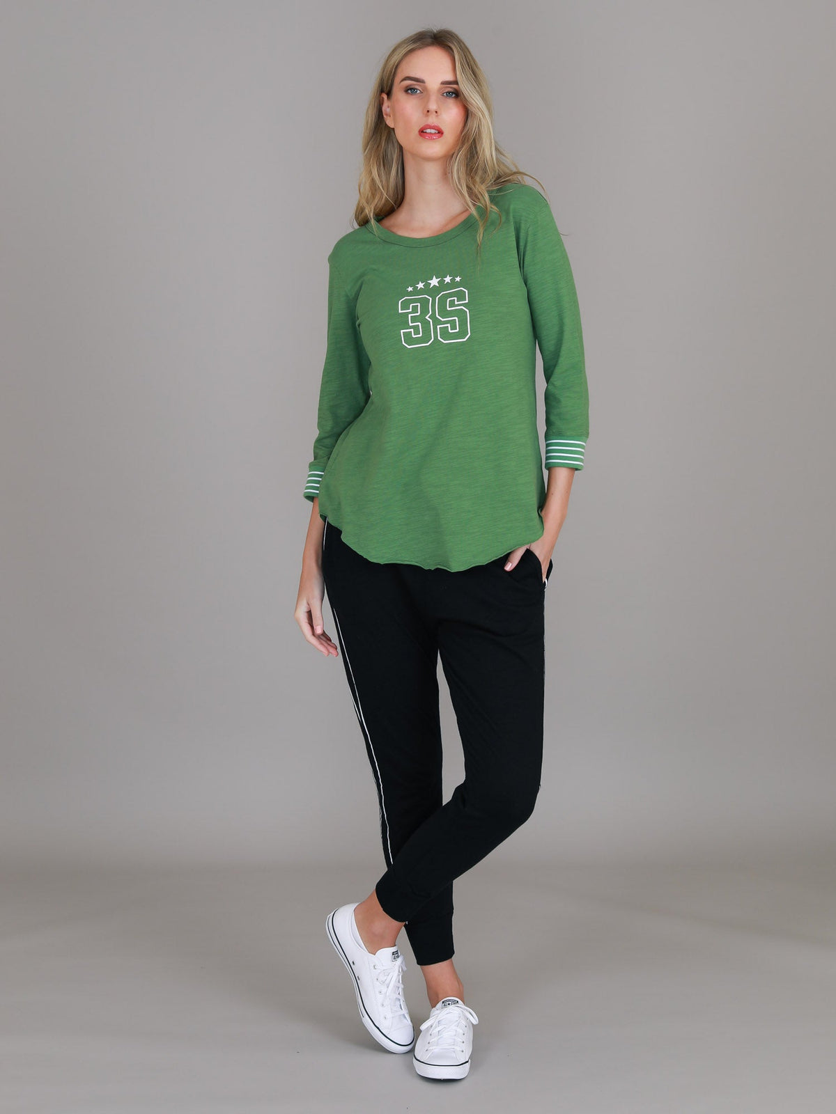 Teagan 3/4 Sleeve T Shirt (Sale)